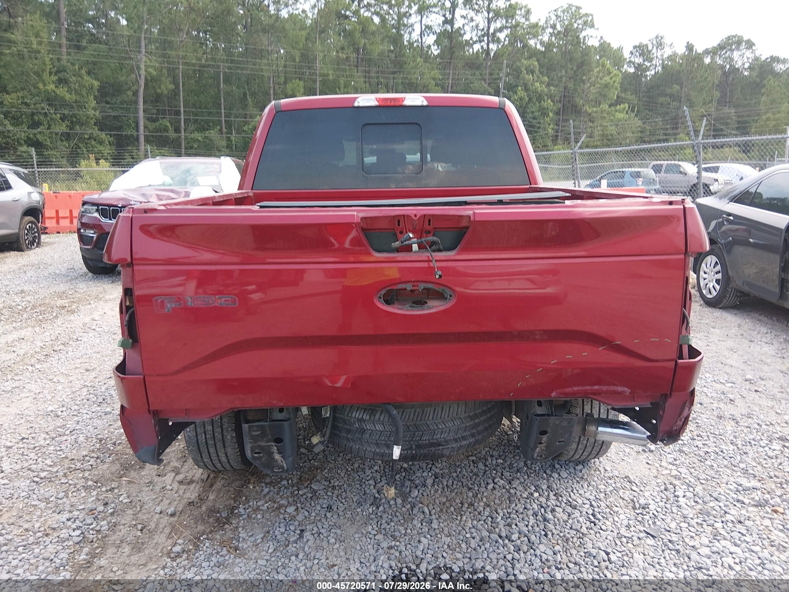2017 Ford F-150 King Ranch/lariat/limited/platinum/xl/xlt Maroon vin: 1FTEW1CG7HFA41270