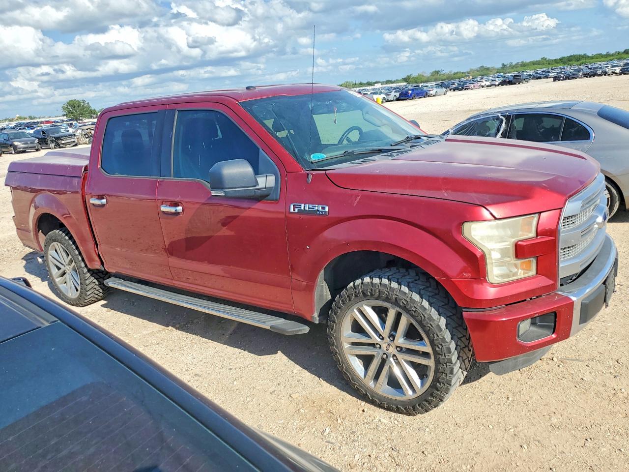 2017 Ford F150 Supercrew Бордовый vin: 1FTEW1CG7HFB39425