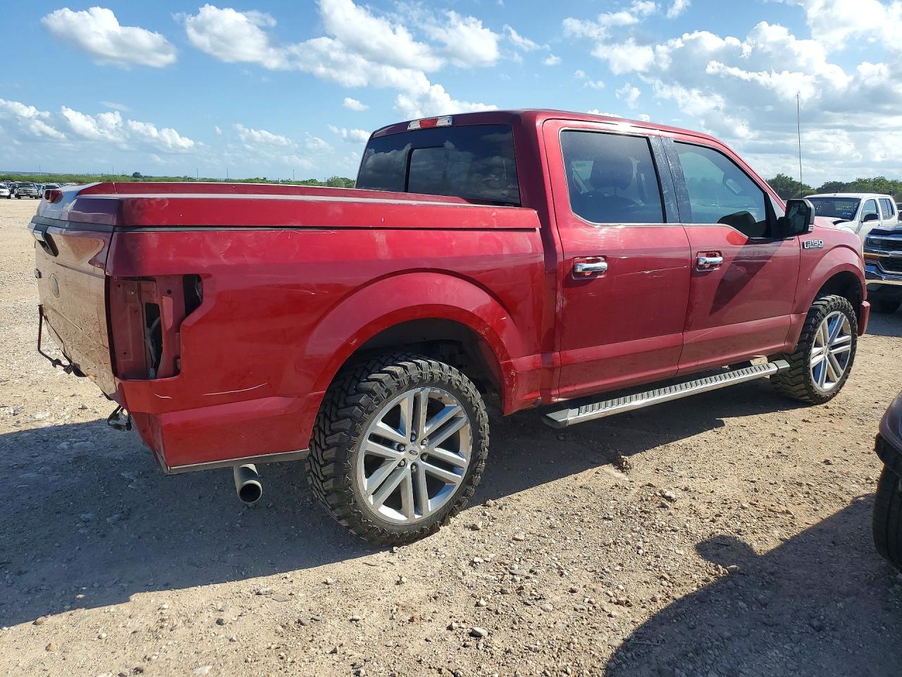 2017 Ford F150 Supercrew Бордовый vin: 1FTEW1CG7HFB39425