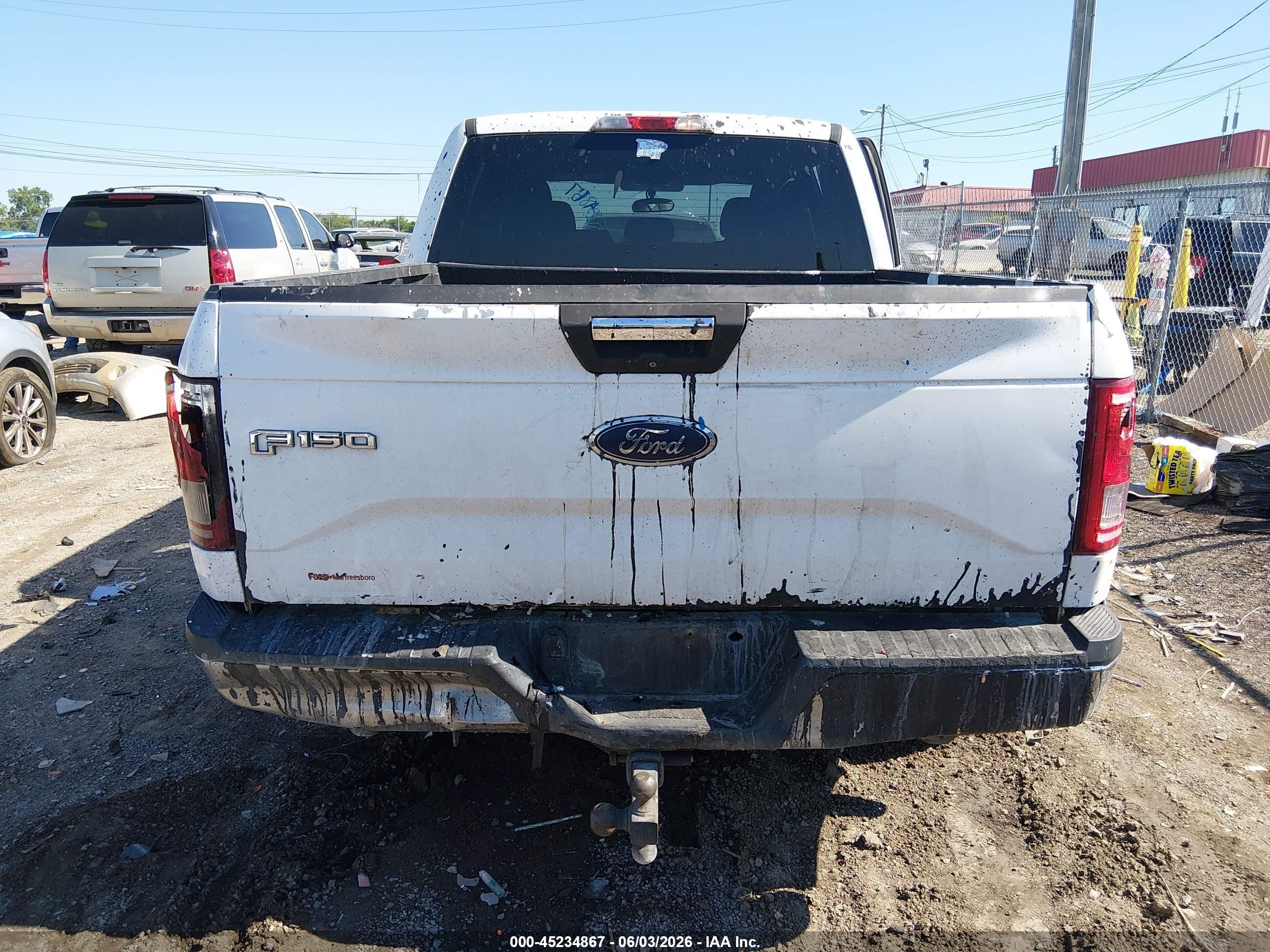 2015 Ford F-150 Xlt White vin: 1FTEW1CG8FKE13347