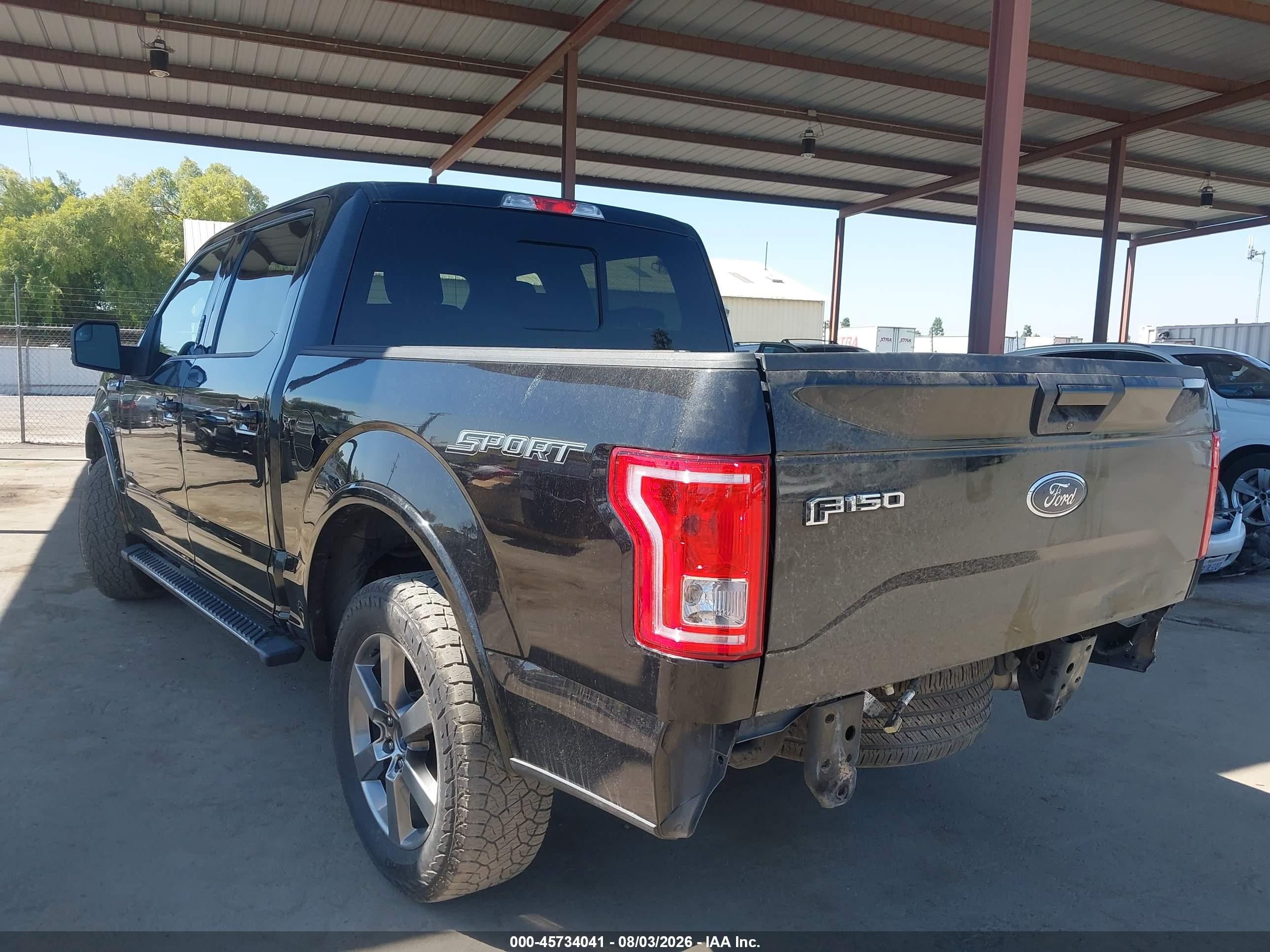 2015 Ford F-150 Xlt Черный vin: 1FTEW1CG8FKE70812
