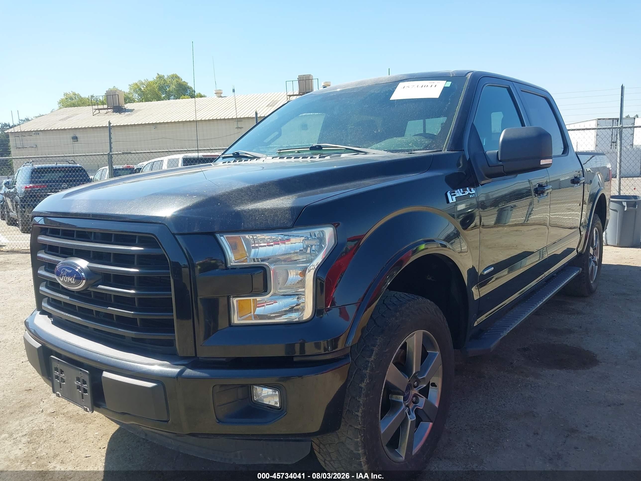 2015 Ford F-150 Xlt Черный vin: 1FTEW1CG8FKE70812