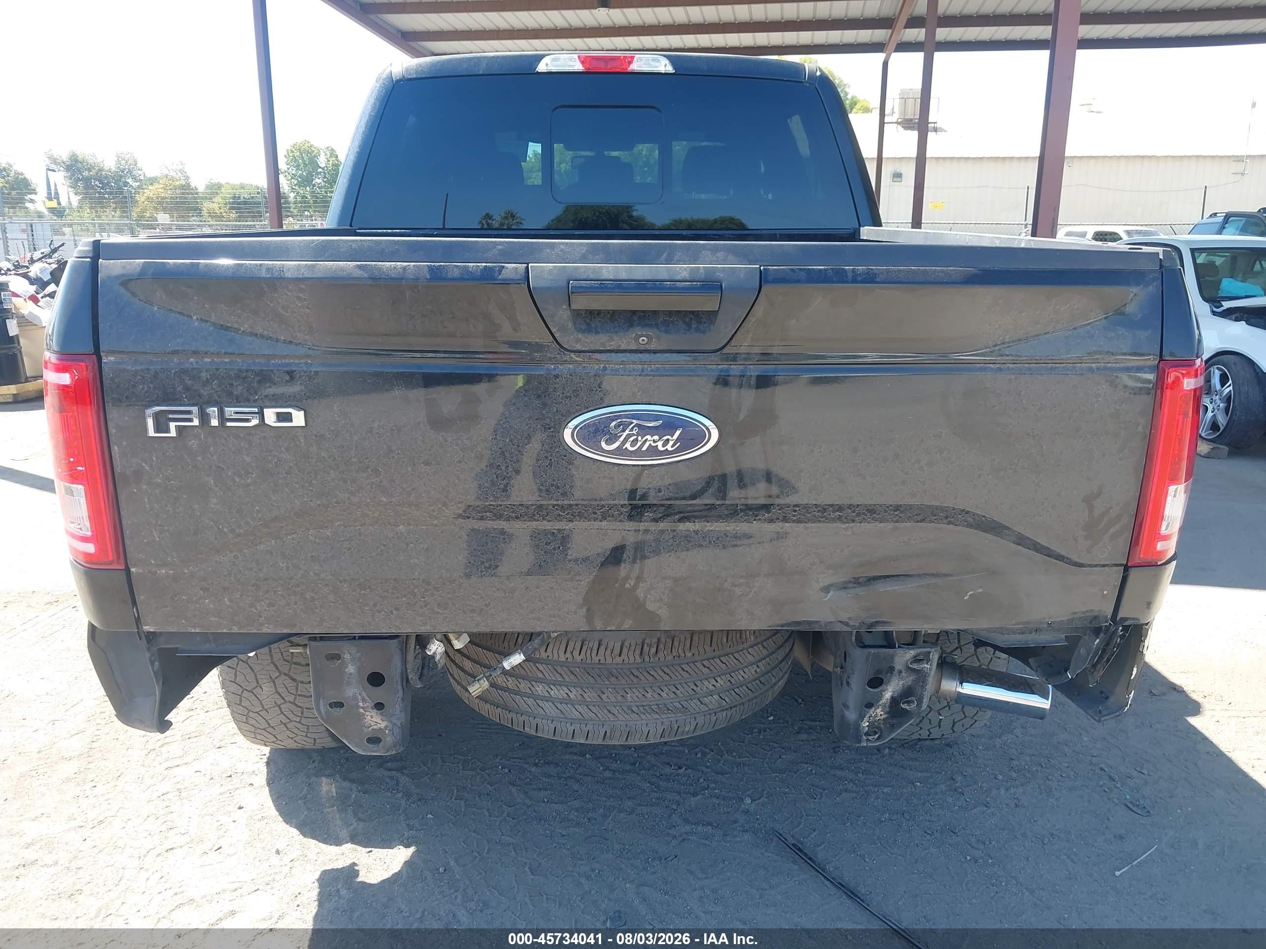 2015 Ford F-150 Xlt Черный vin: 1FTEW1CG8FKE70812