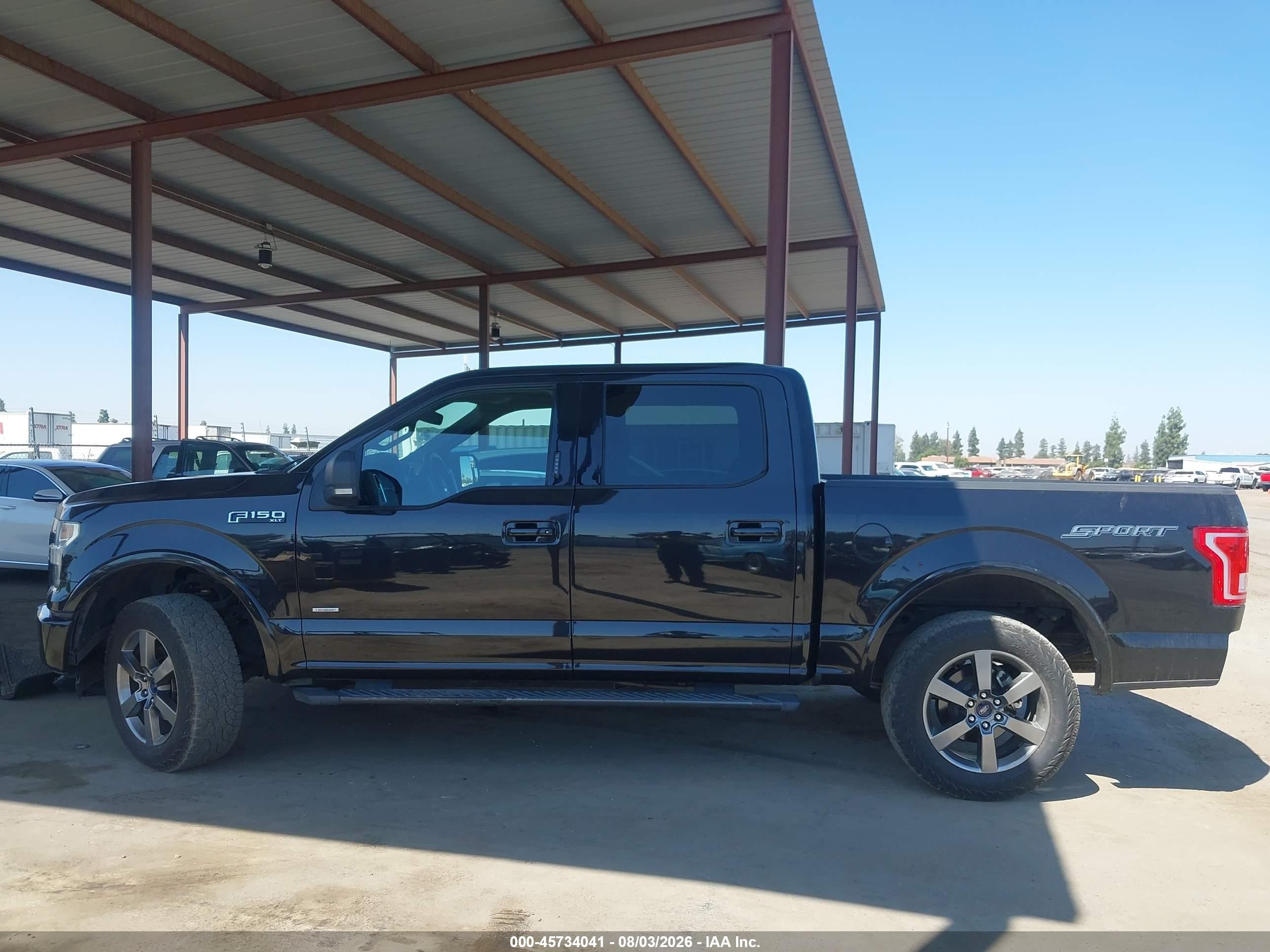 2015 Ford F-150 Xlt Черный vin: 1FTEW1CG8FKE70812
