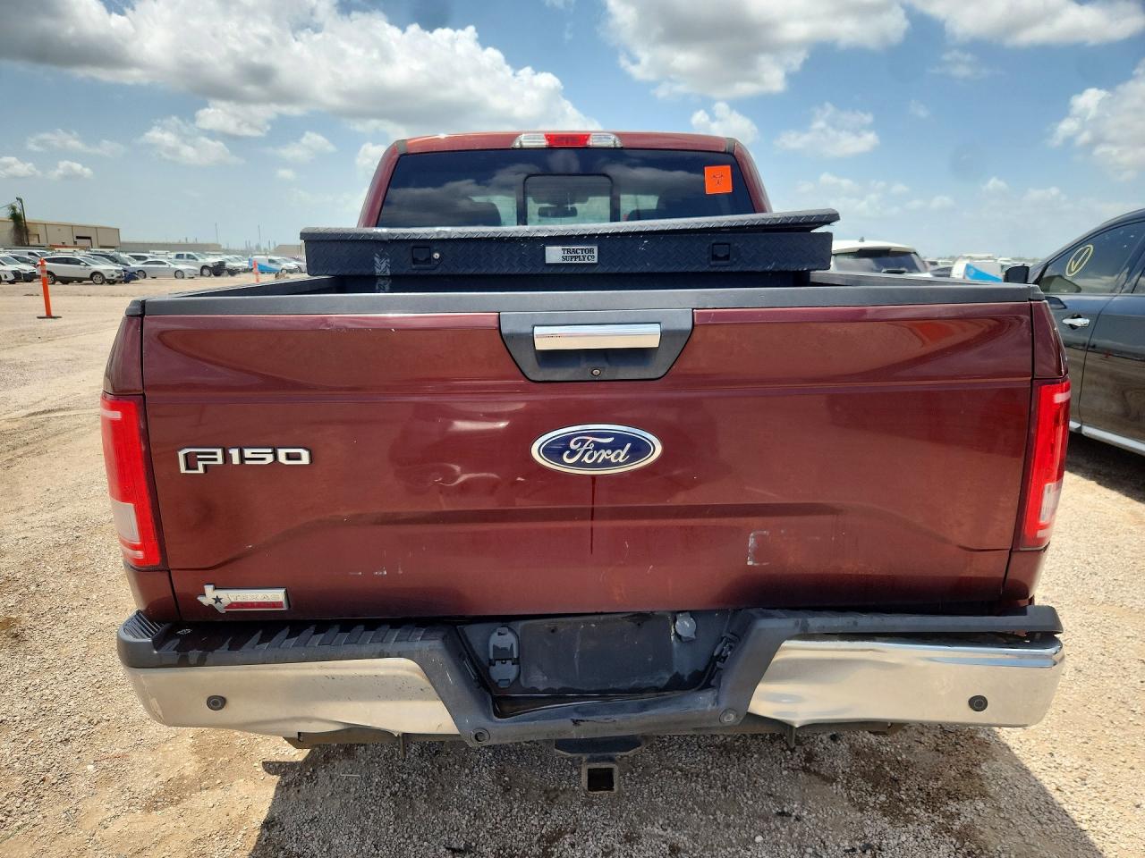 2015 Ford F150 Supercrew Burgundy vin: 1FTEW1CG8FKF15313