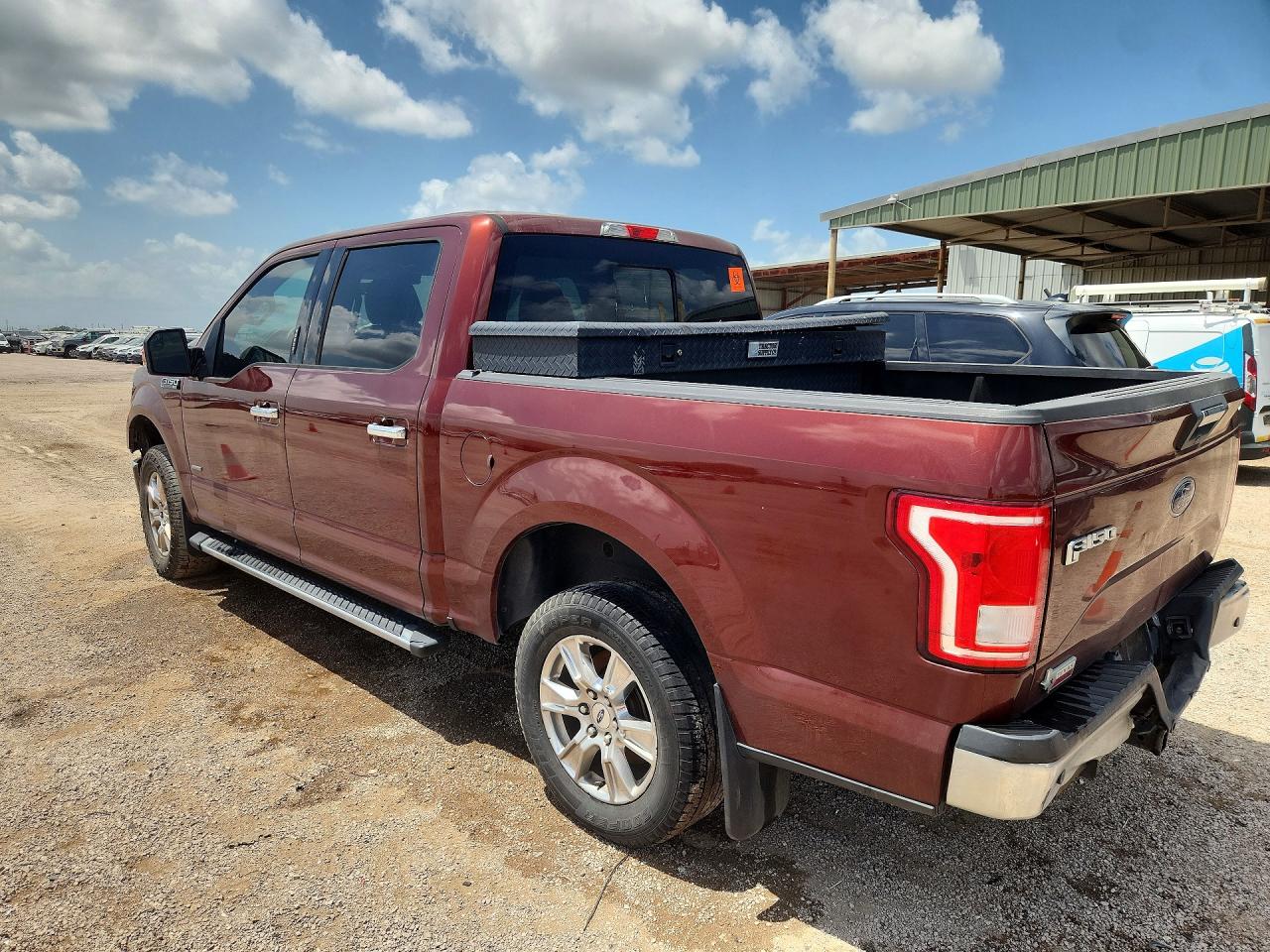 2015 Ford F150 Supercrew Burgundy vin: 1FTEW1CG8FKF15313