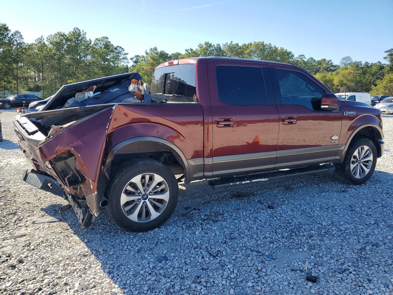 2015 Ford F150 Supercrew Maroon vin: 1FTEW1CG9FFB06424