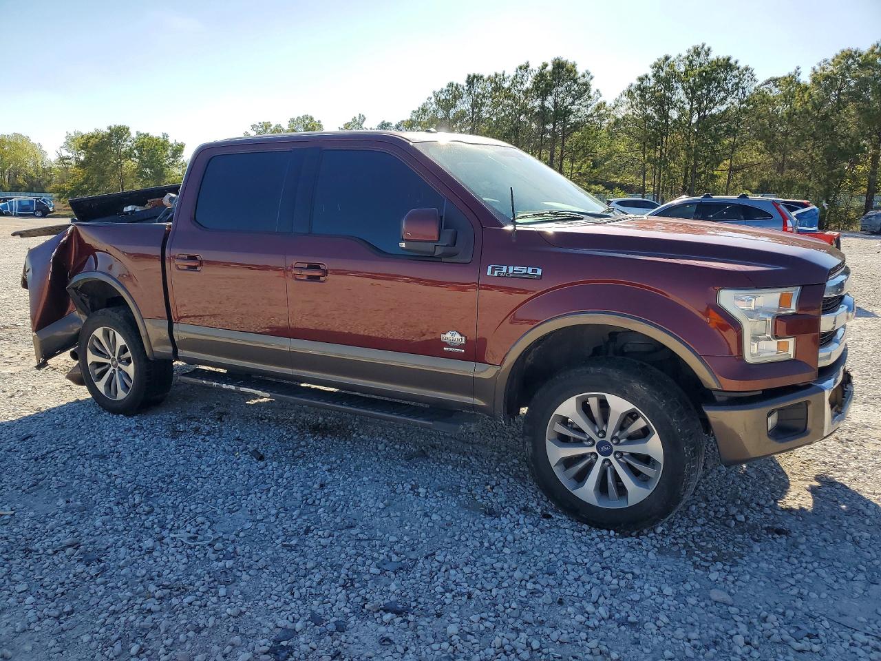 2015 Ford F150 Supercrew Maroon vin: 1FTEW1CG9FFB06424
