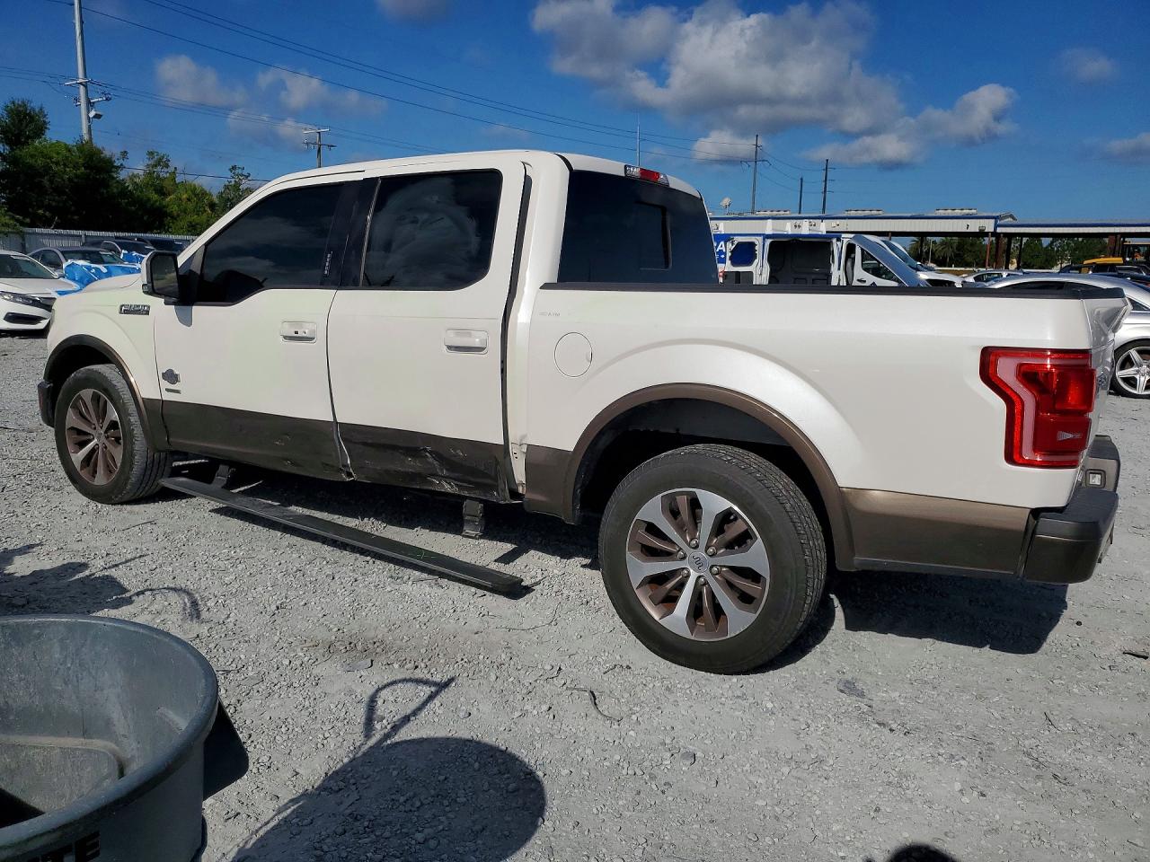 2015 Ford F150 Supercrew White vin: 1FTEW1CG9FFC47655
