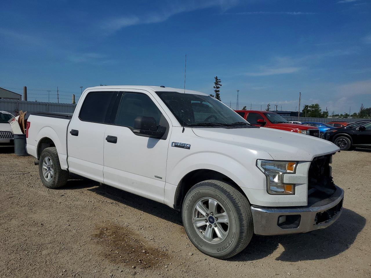 2015 Ford F150 Supercrew White vin: 1FTEW1CG9FKD98812