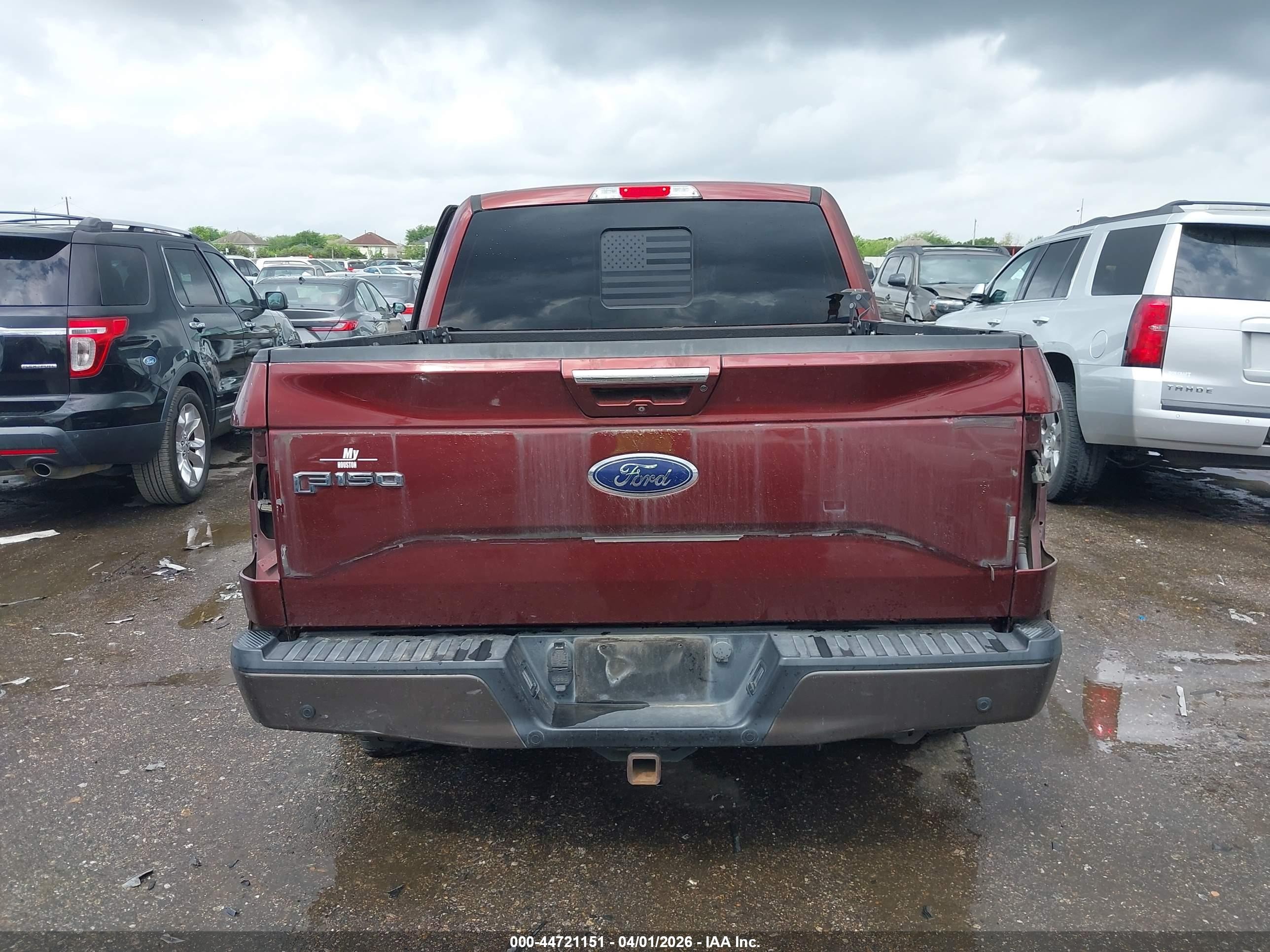 2015 Ford F-150 Lariat Burgundy vin: 1FTEW1CG9FKE82838