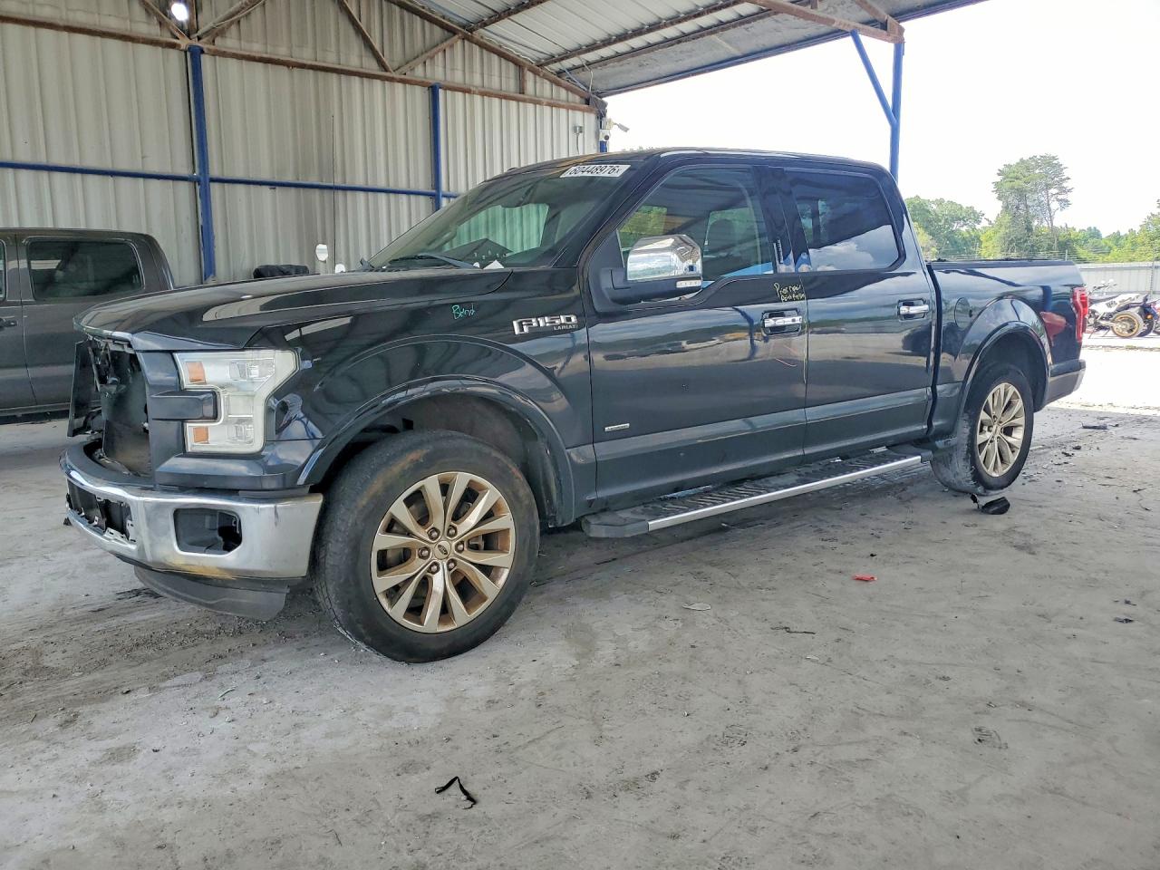 2015 Ford F150 Supercrew Black vin: 1FTEW1CGXFFB94531