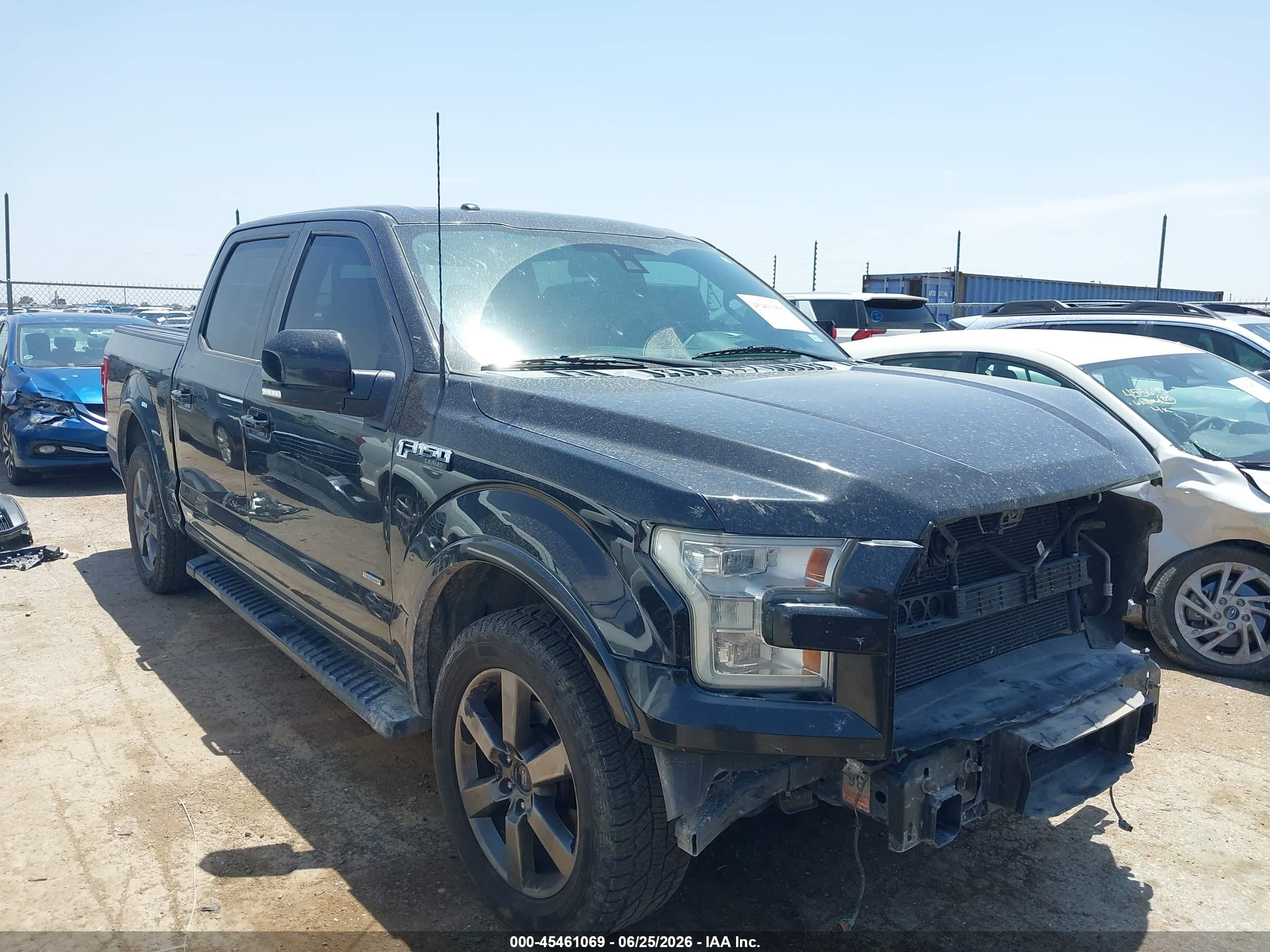 2015 Ford F-150 King Ranch/lariat/platinum/xl/xlt Black vin: 1FTEW1CGXFKE87479