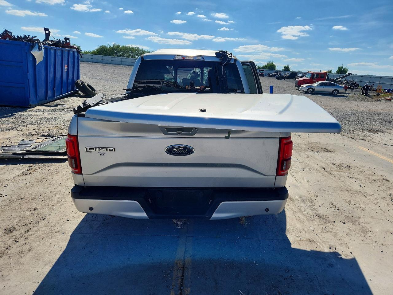 2017 Ford F150 Supercrew Silver vin: 1FTEW1CGXHKC94414