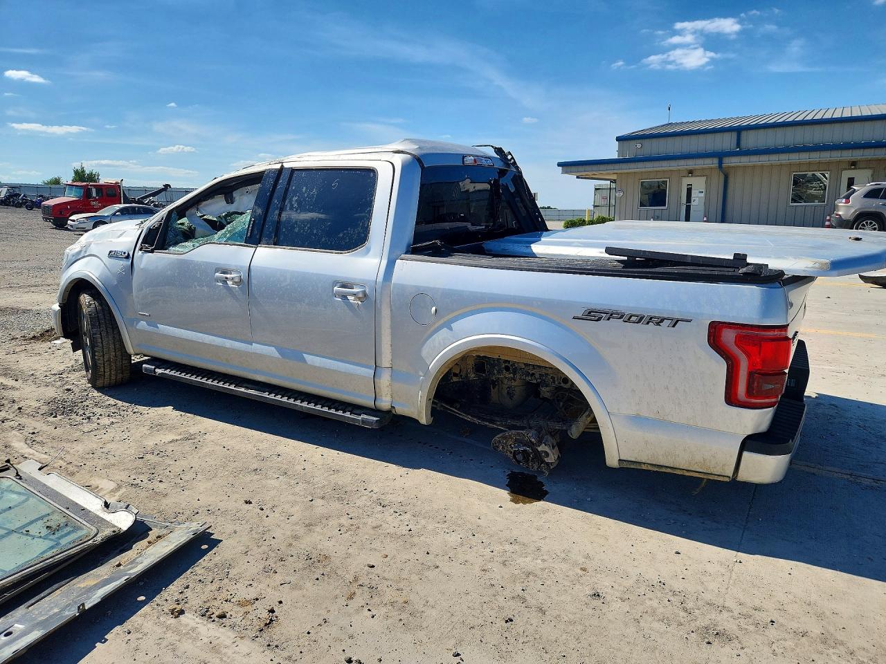 2017 Ford F150 Supercrew Silver vin: 1FTEW1CGXHKC94414