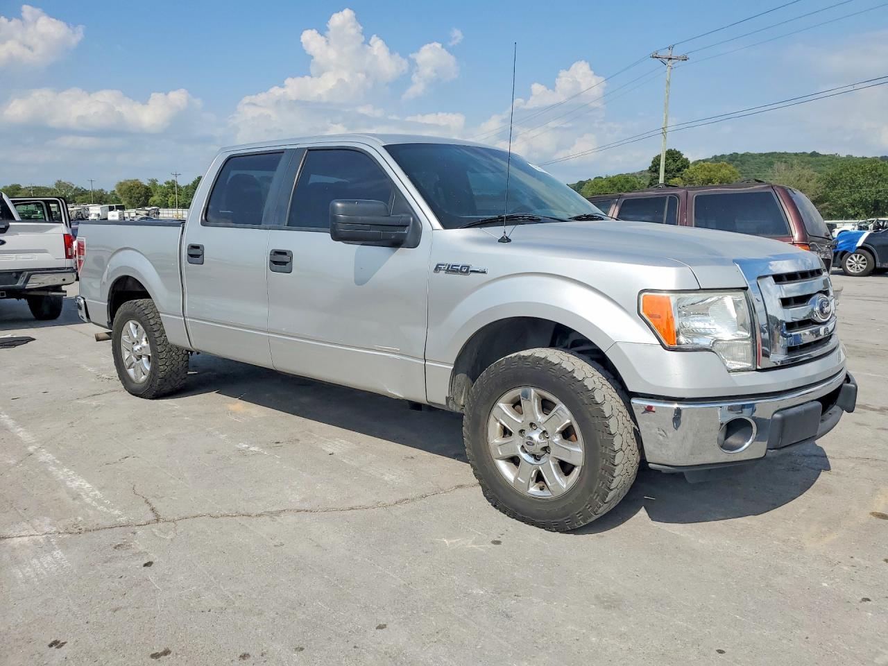 2012 Ford F150 Supercrew Silver vin: 1FTEW1CM0CFB26353