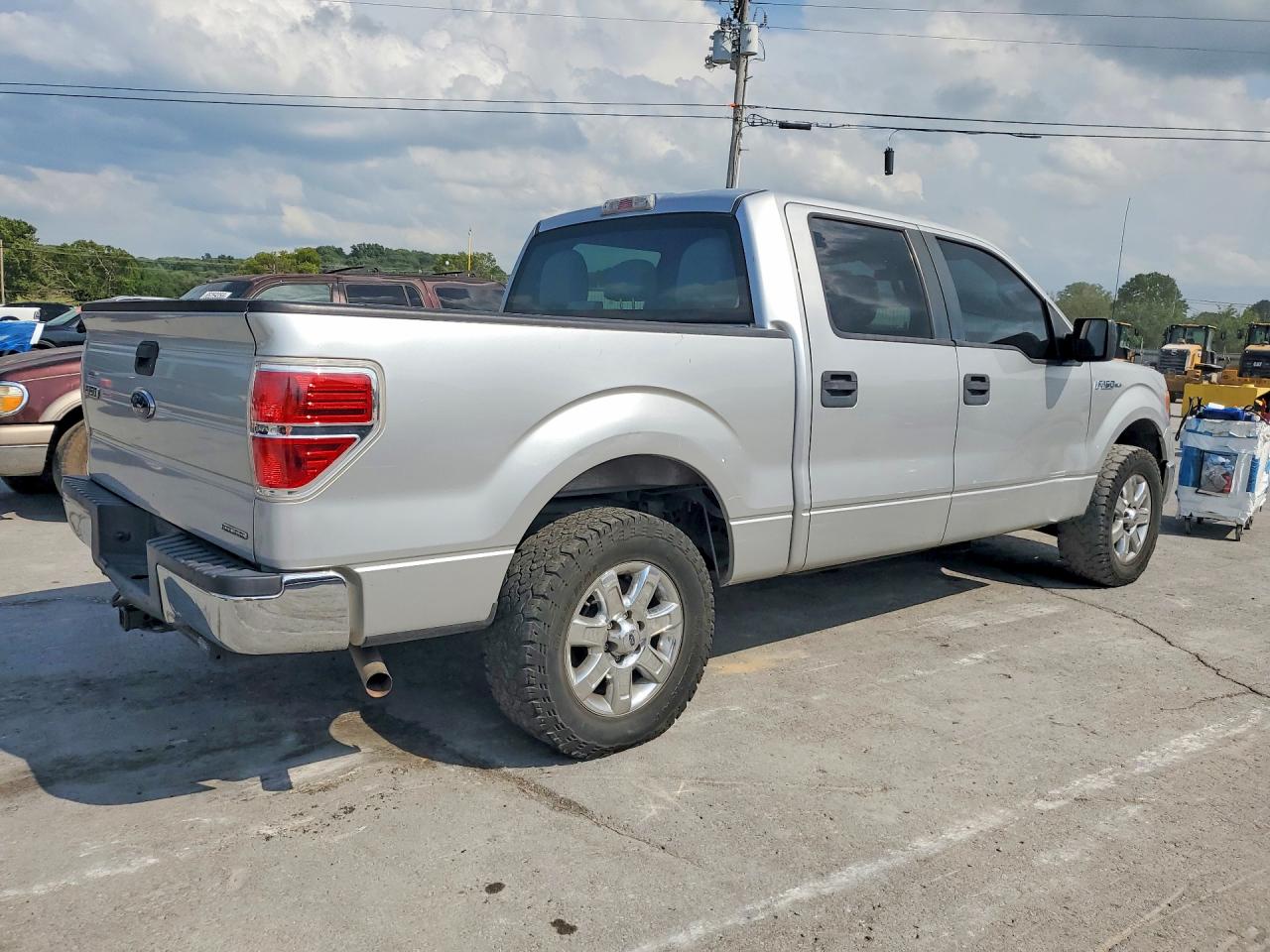 2012 Ford F150 Supercrew Silver vin: 1FTEW1CM0CFB26353