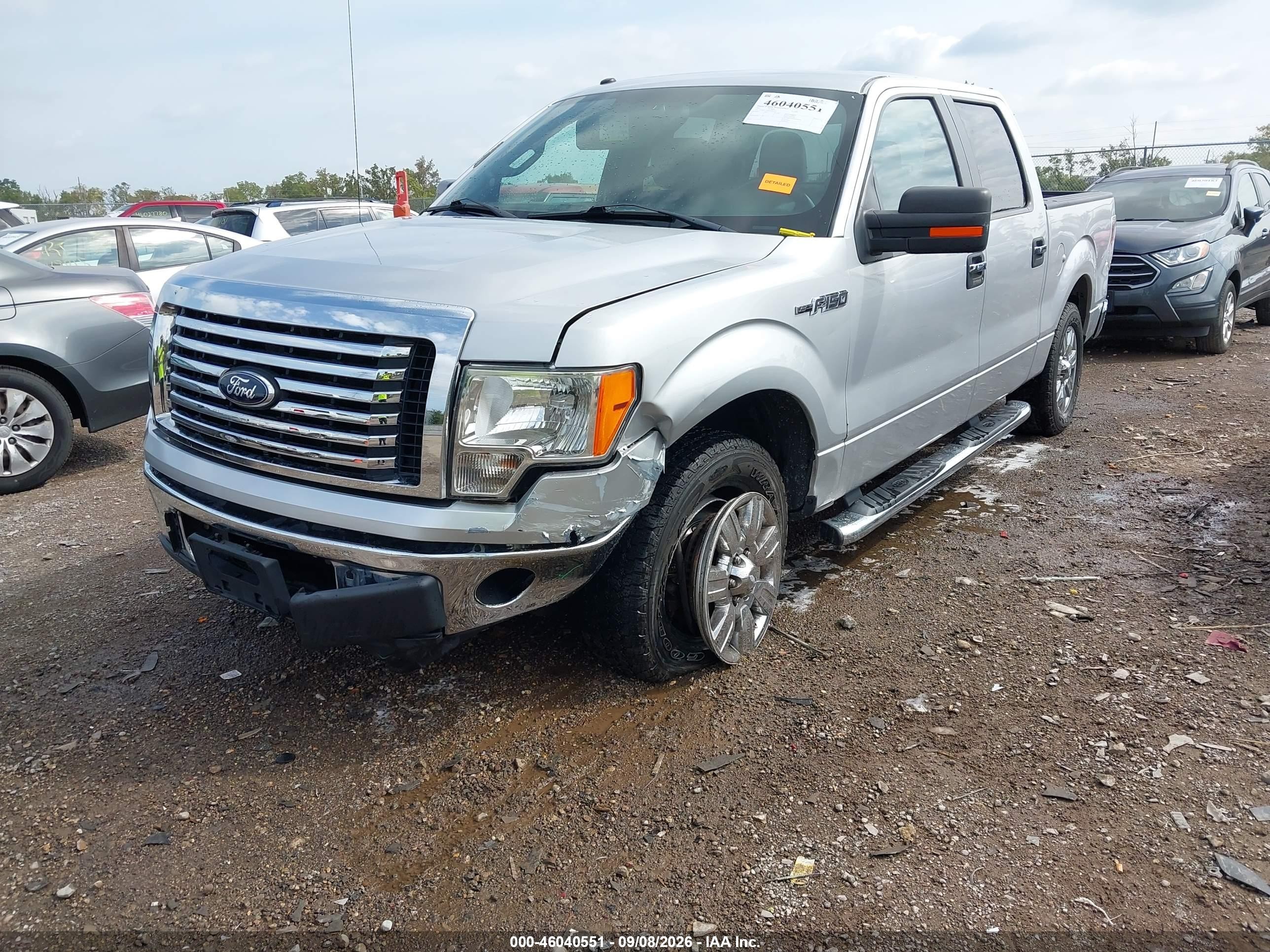 2012 Ford F-150 Xlt Silver vin: 1FTEW1CM0CKD42601