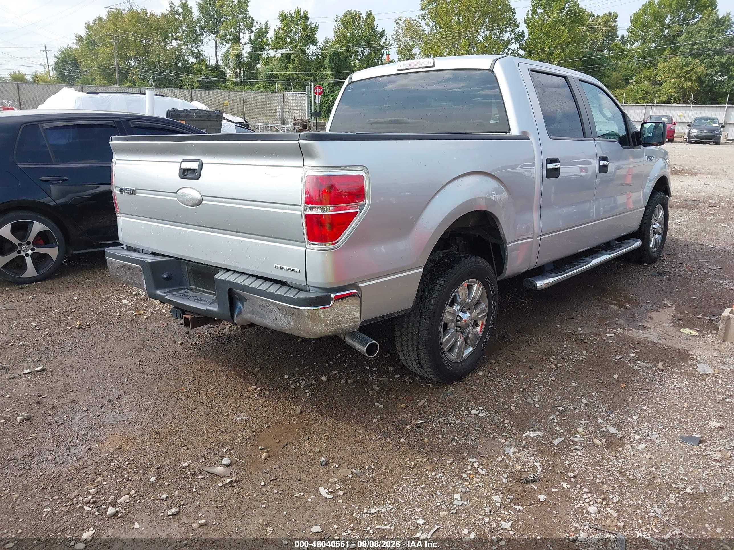 2012 Ford F-150 Xlt Silver vin: 1FTEW1CM0CKD42601