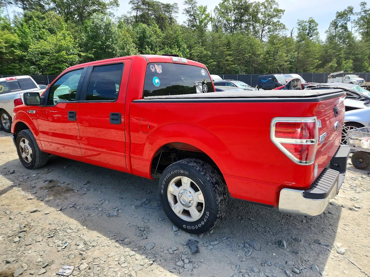 2013 Ford F150 Supercrew Red vin: 1FTEW1CM0DFB27679