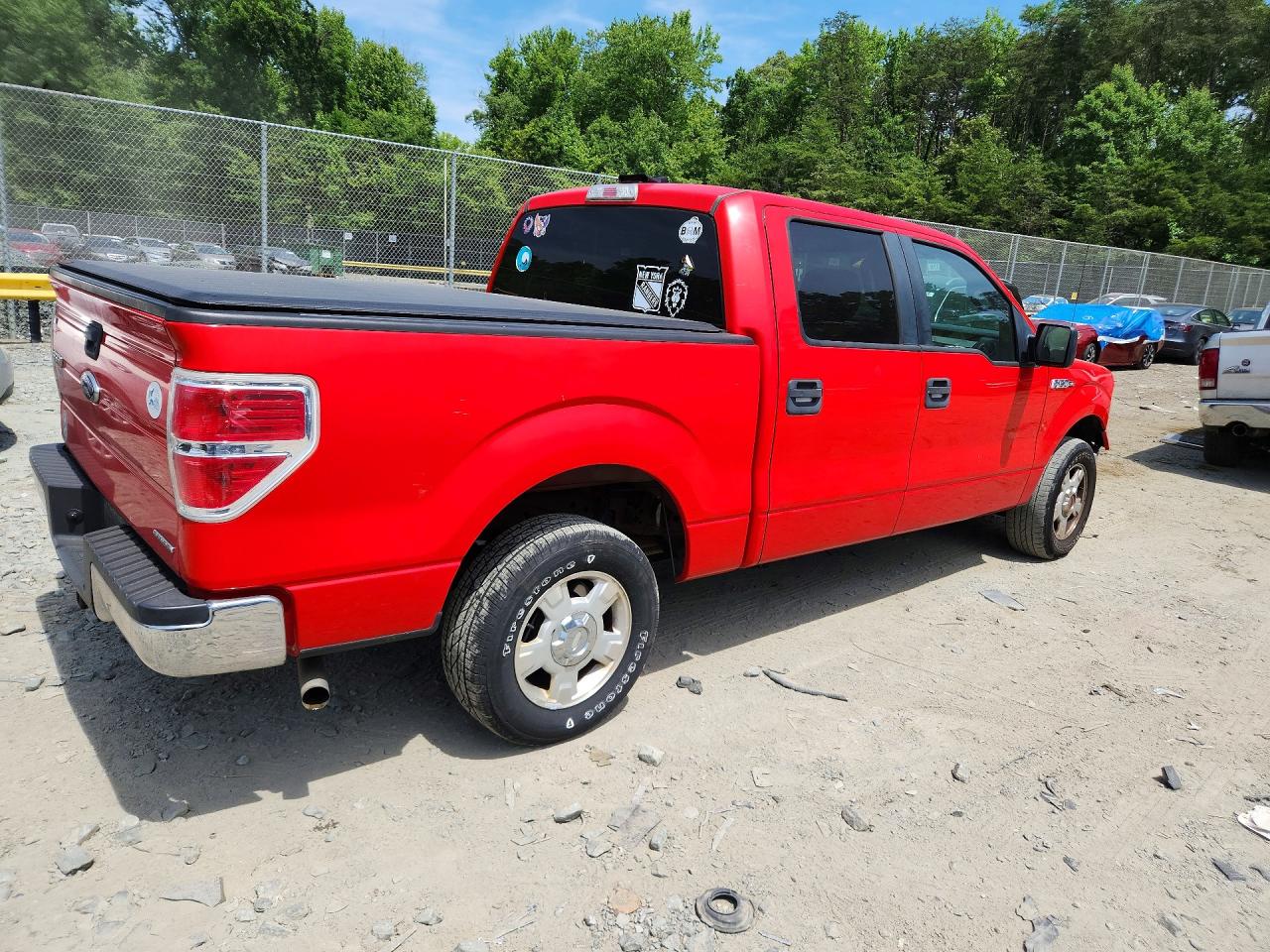 2013 Ford F150 Supercrew Red vin: 1FTEW1CM0DFB27679