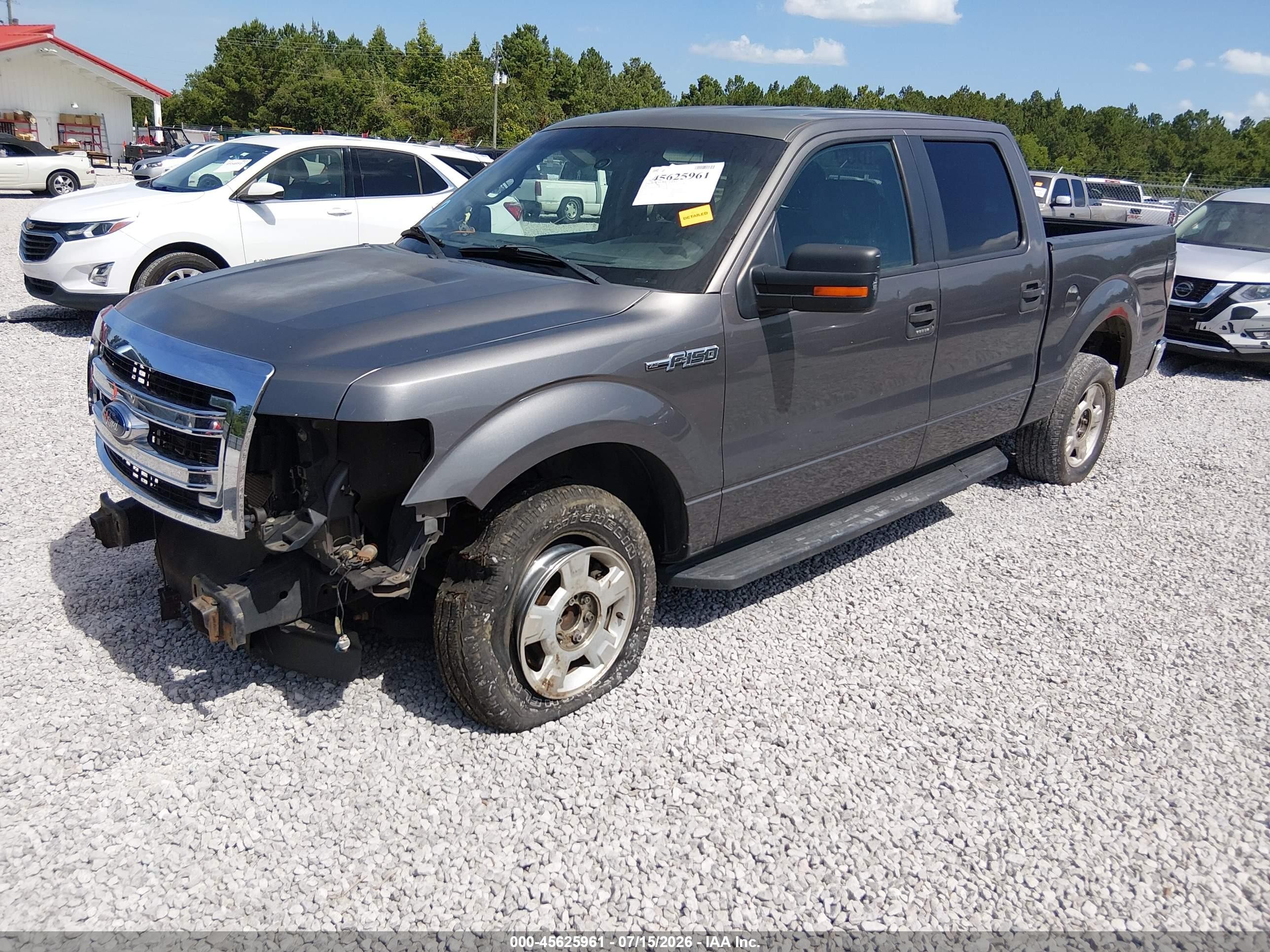2013 Ford F-150 Xlt Gray vin: 1FTEW1CM0DKD61764
