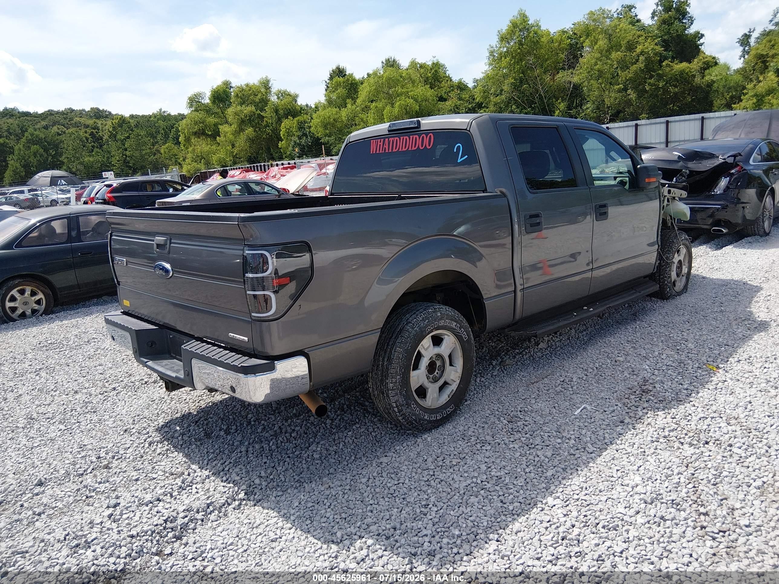 2013 Ford F-150 Xlt Gray vin: 1FTEW1CM0DKD61764