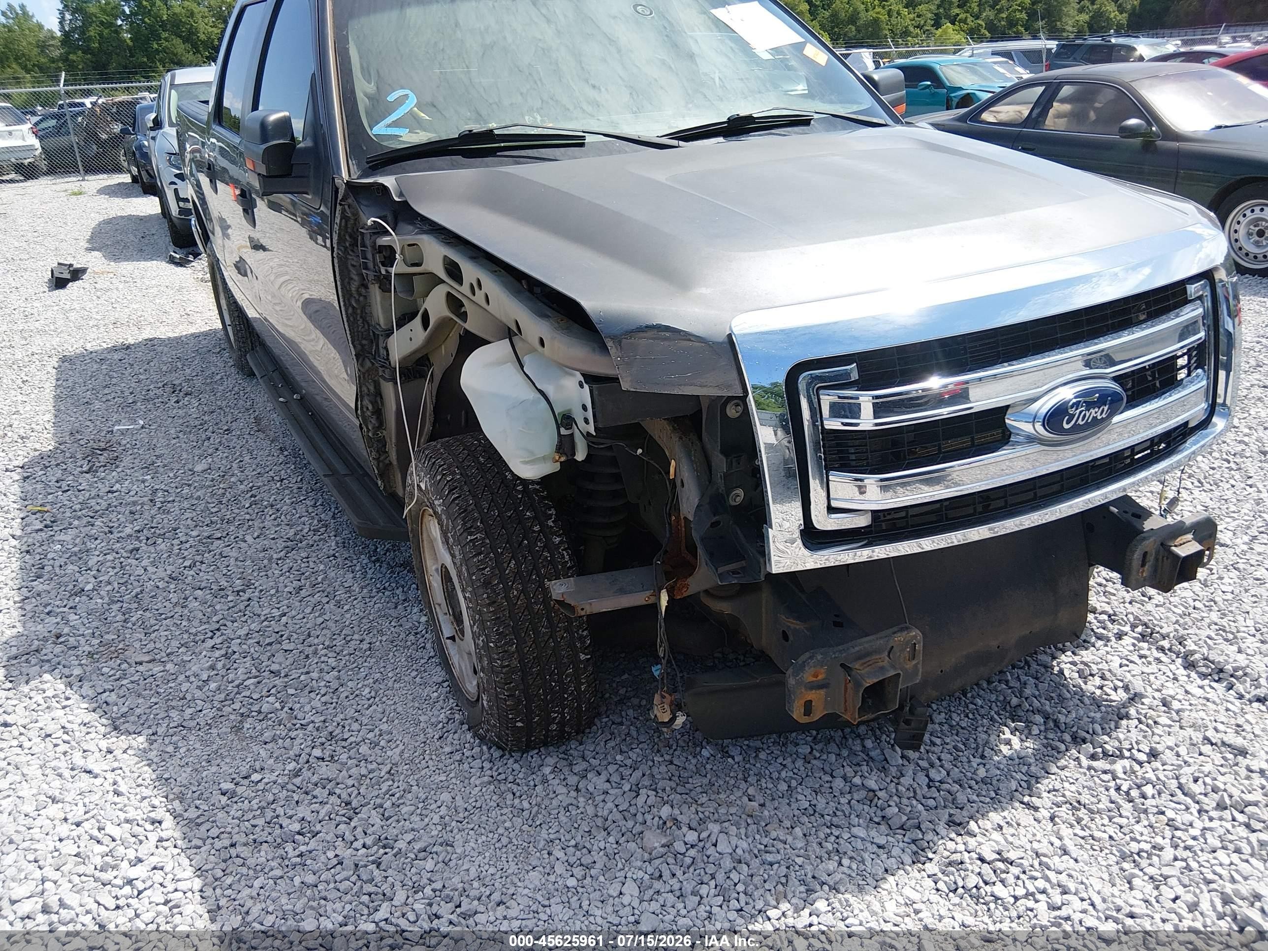 2013 Ford F-150 Xlt Gray vin: 1FTEW1CM0DKD61764