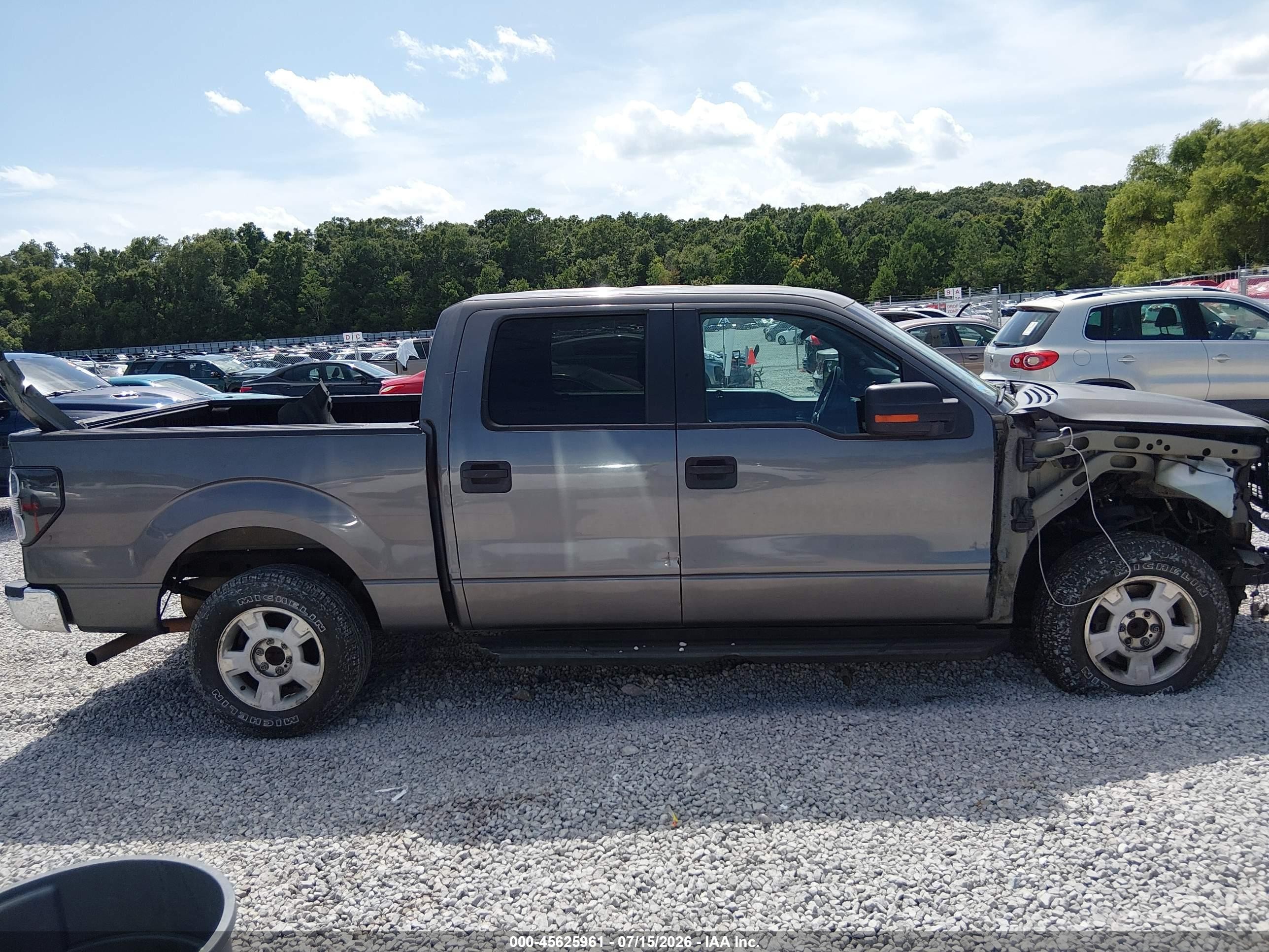 2013 Ford F-150 Xlt Gray vin: 1FTEW1CM0DKD61764