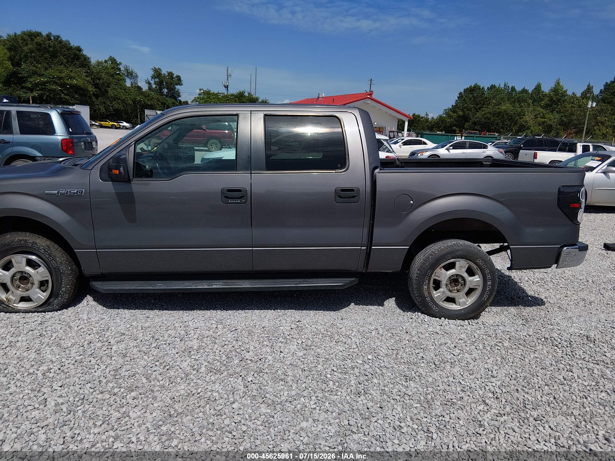 2013 Ford F-150 Xlt Gray vin: 1FTEW1CM0DKD61764