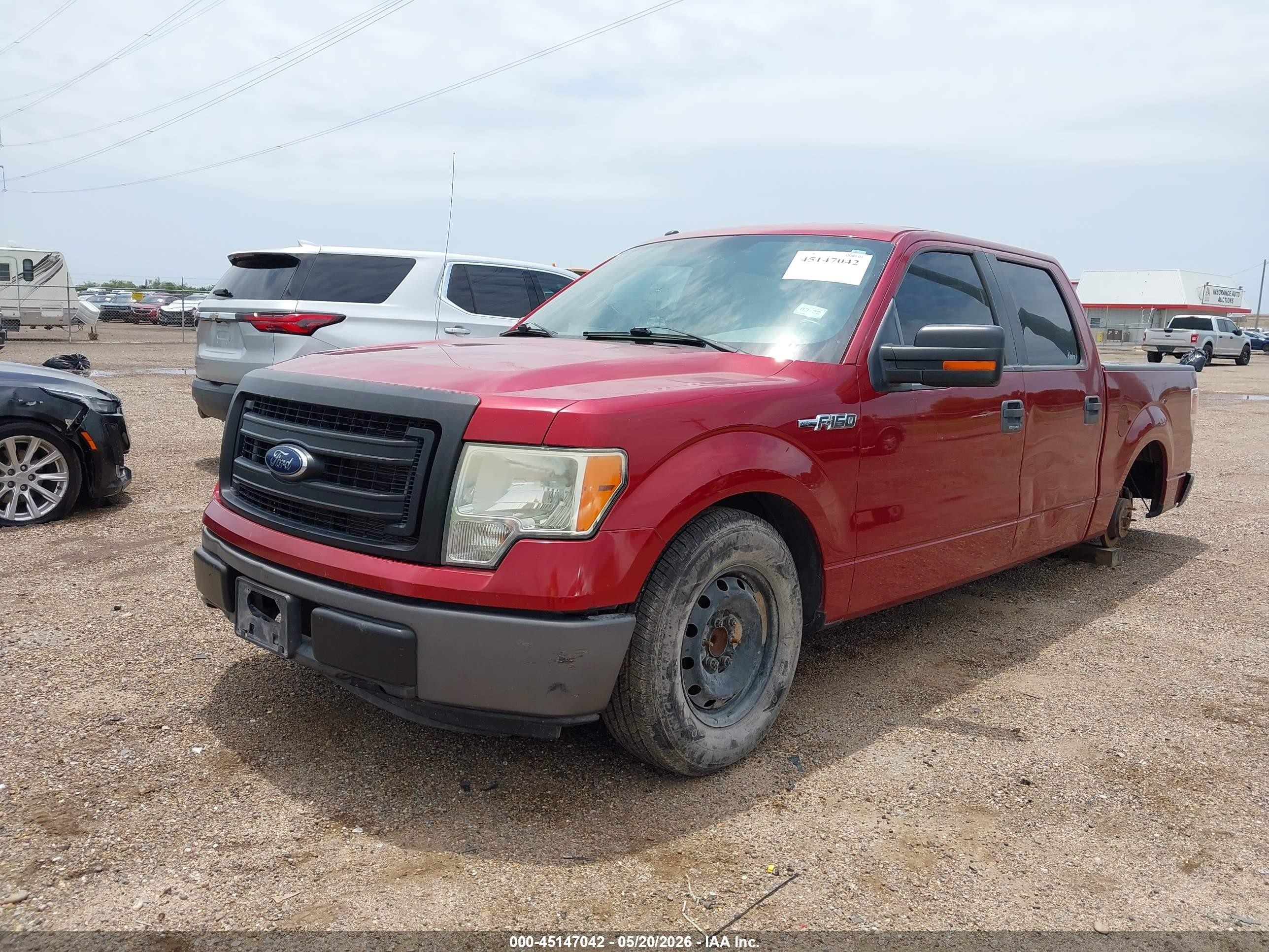 2014 Ford F-150 Xlt Красный vin: 1FTEW1CM0EFA48725