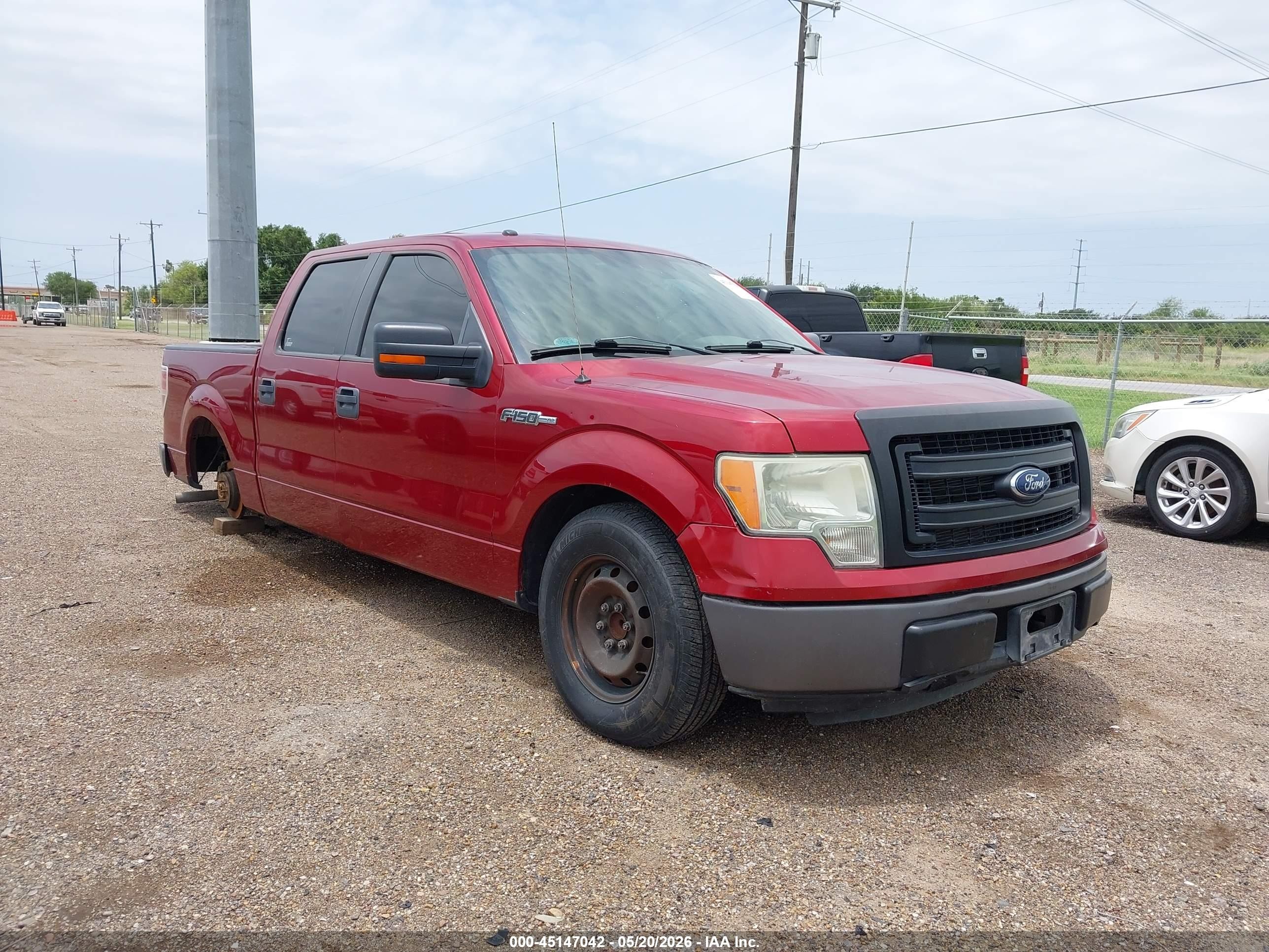 2014 Ford F-150 Xlt Красный vin: 1FTEW1CM0EFA48725