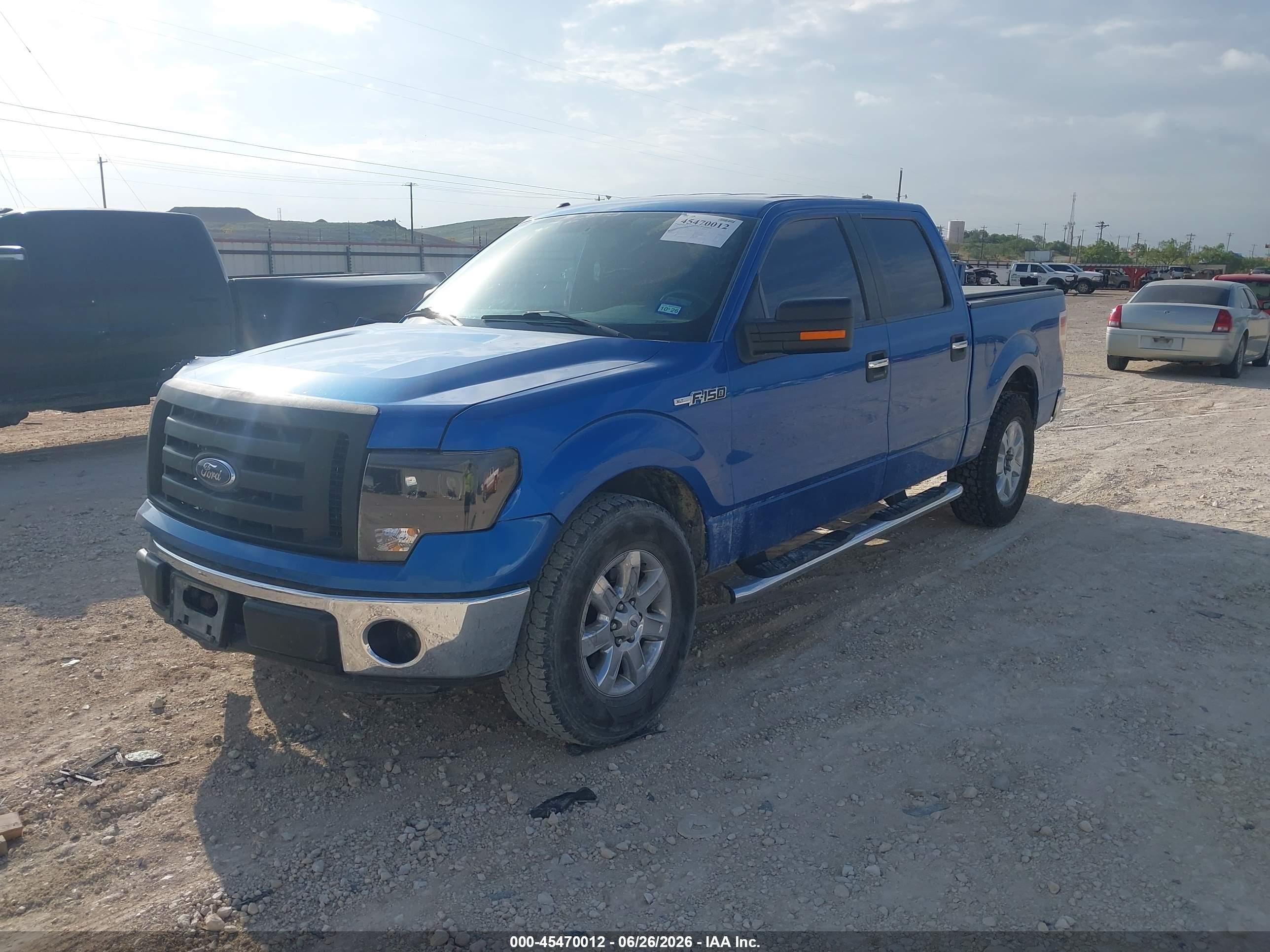 2014 Ford F-150 Xlt Blue vin: 1FTEW1CM0EFC50674