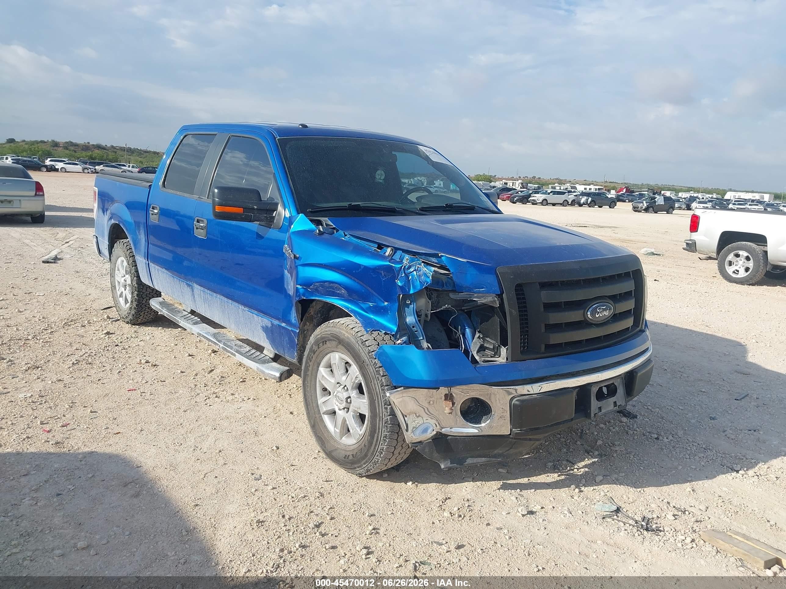 2014 Ford F-150 Xlt Blue vin: 1FTEW1CM0EFC50674