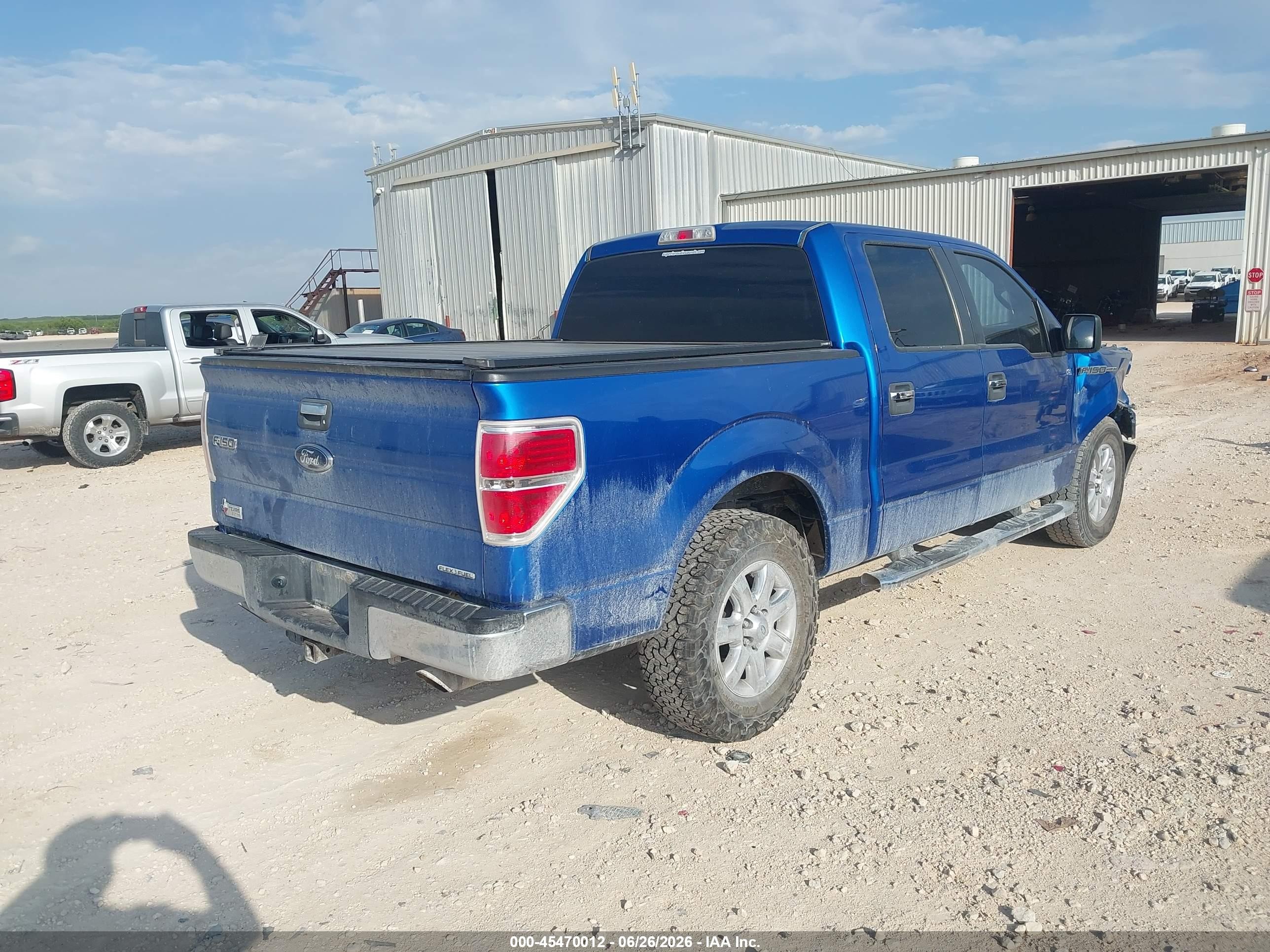 2014 Ford F-150 Xlt Blue vin: 1FTEW1CM0EFC50674