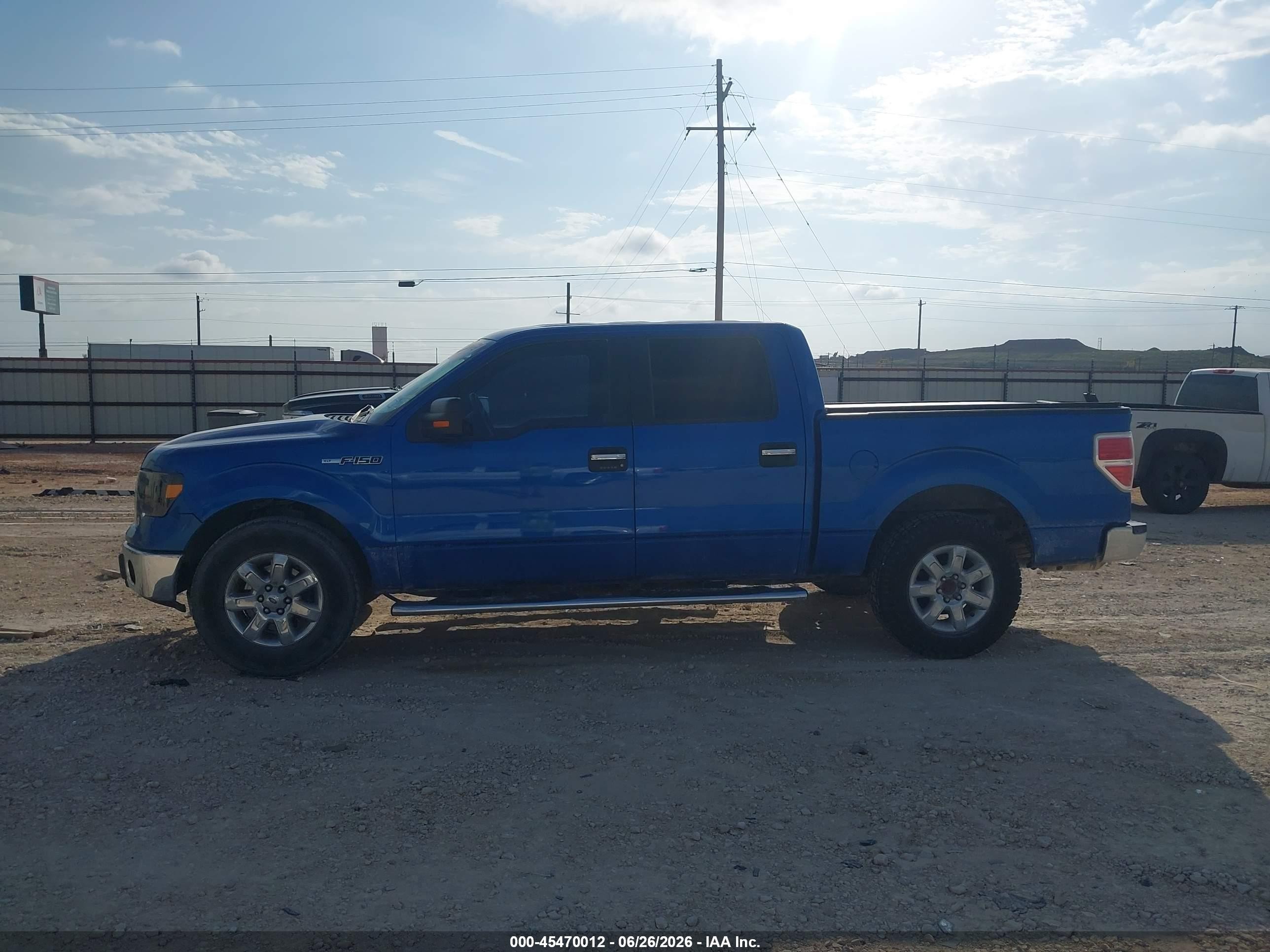 2014 Ford F-150 Xlt Blue vin: 1FTEW1CM0EFC50674