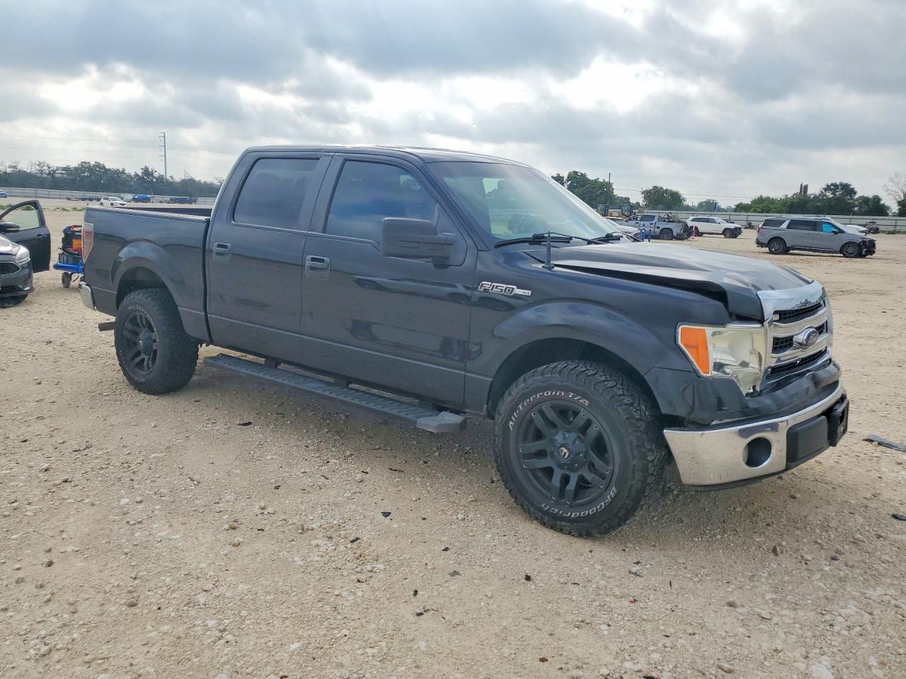 2014 Ford F150 Supercrew Black vin: 1FTEW1CM0EKE52471