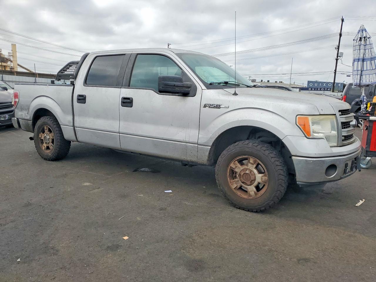 2014 Ford F150 Supercrew Silver vin: 1FTEW1CM0EKE65544