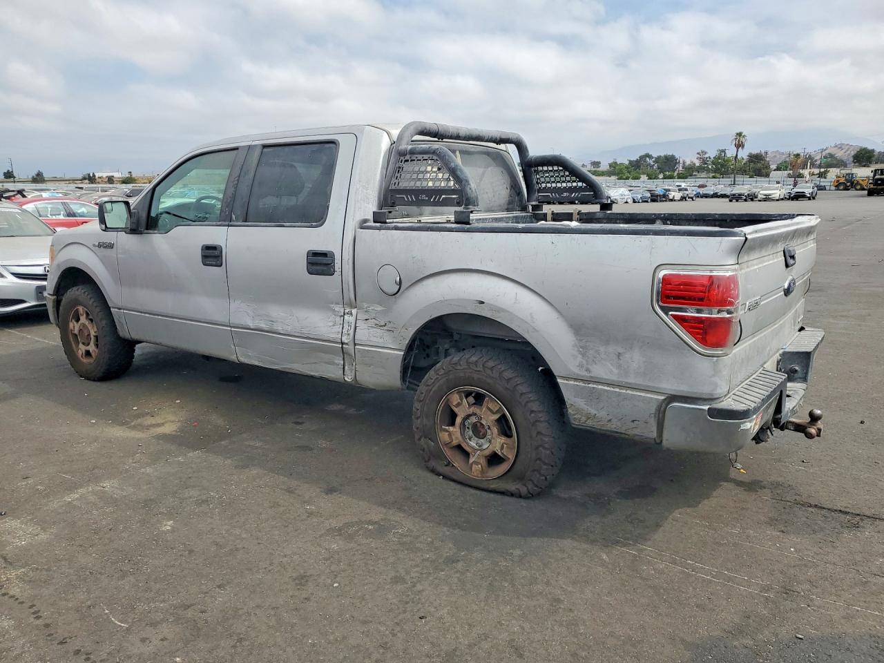 2014 Ford F150 Supercrew Silver vin: 1FTEW1CM0EKE65544