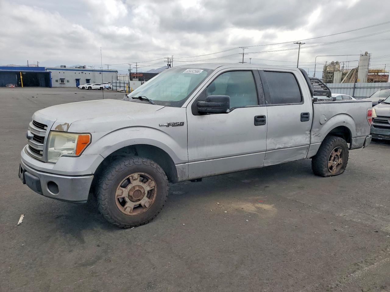 2014 Ford F150 Supercrew Silver vin: 1FTEW1CM0EKE65544