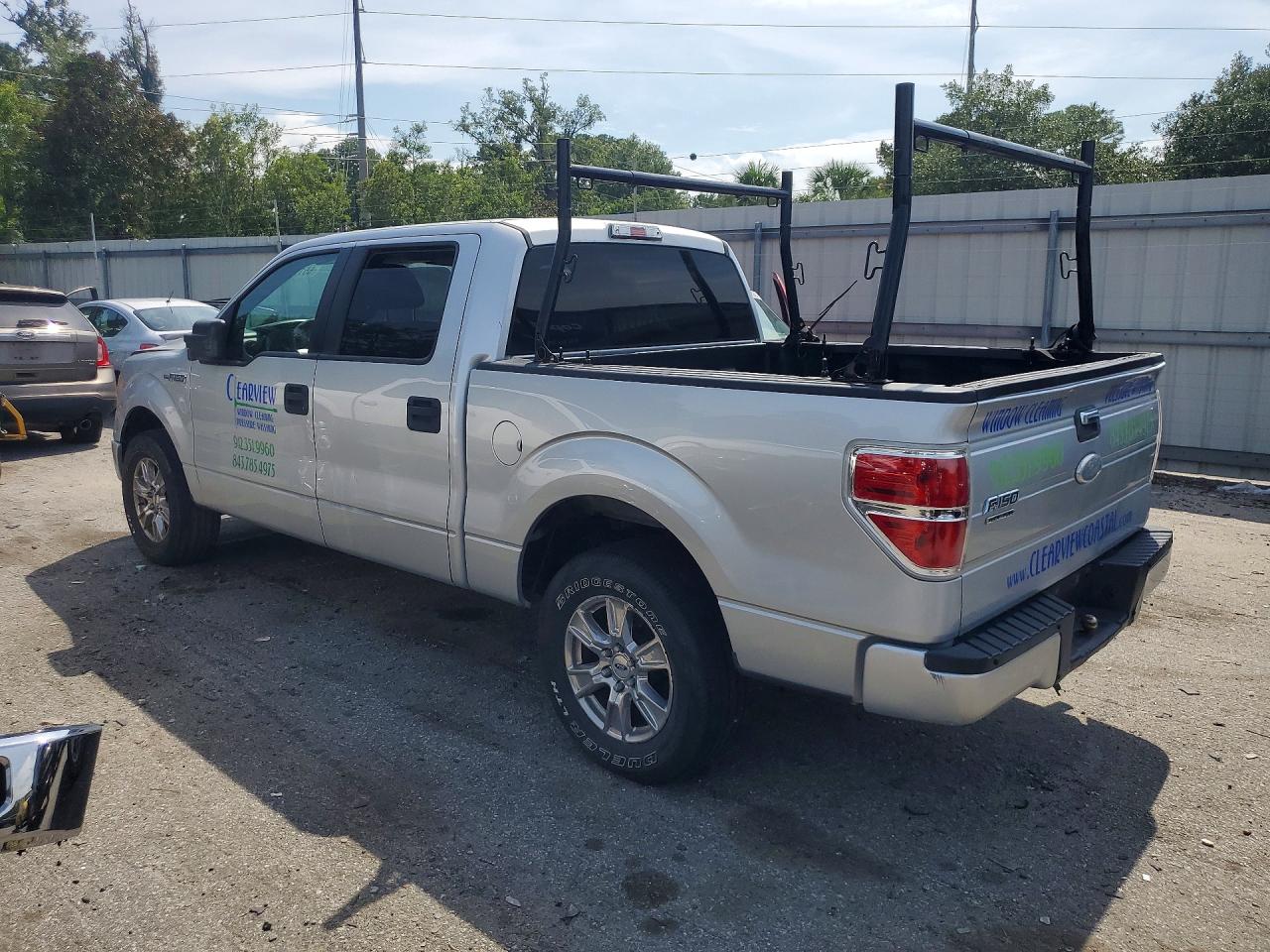2014 Ford F150 Supercrew Silver vin: 1FTEW1CM0EKG33909