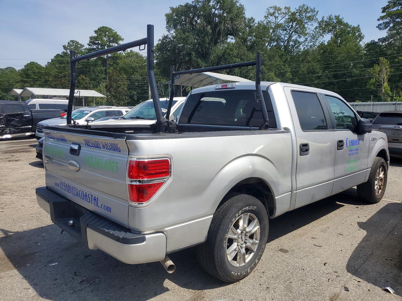 2014 Ford F150 Supercrew Silver vin: 1FTEW1CM0EKG33909