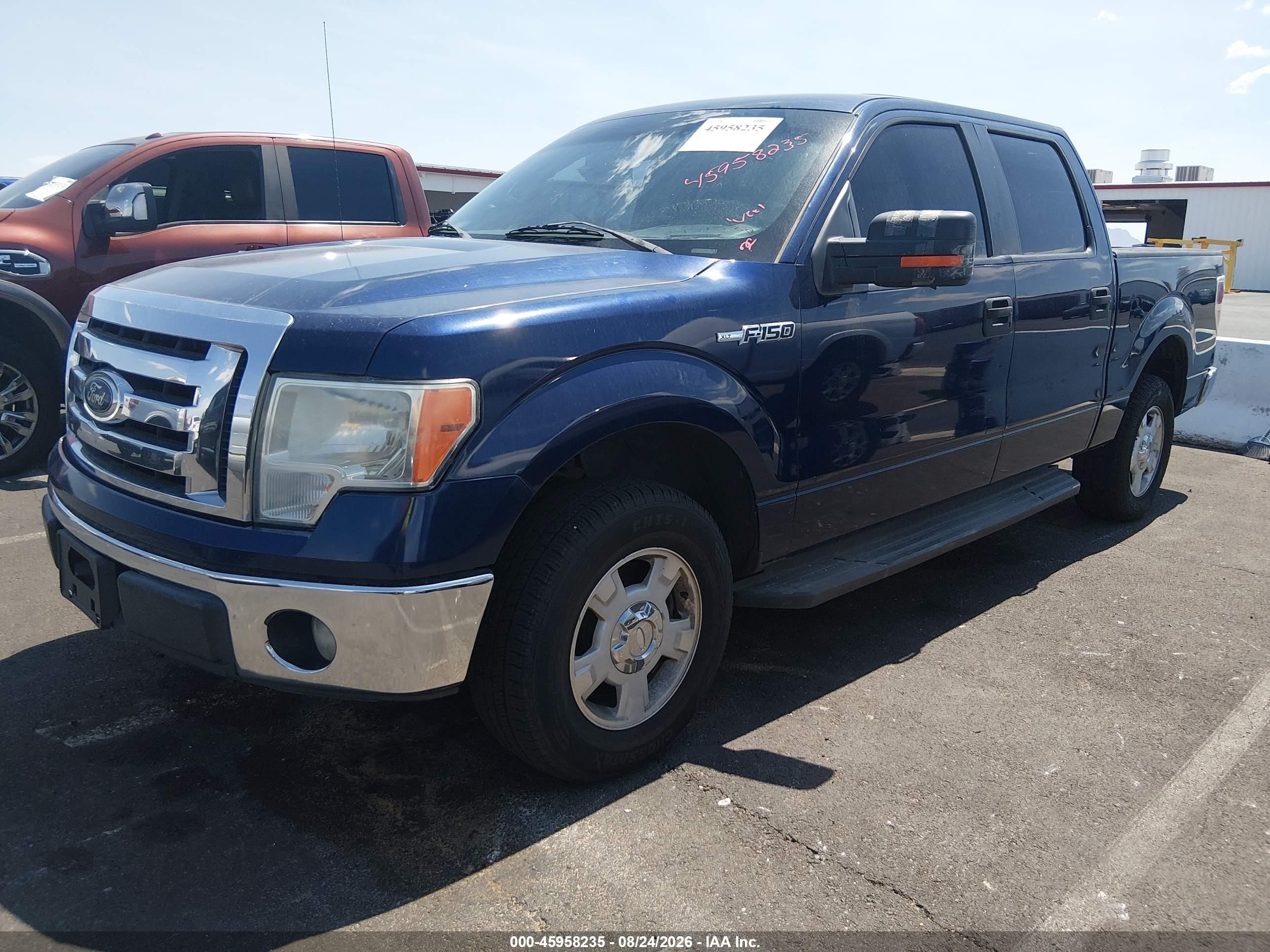 2012 Ford F-150 Xlt Blue vin: 1FTEW1CM1CKD07386