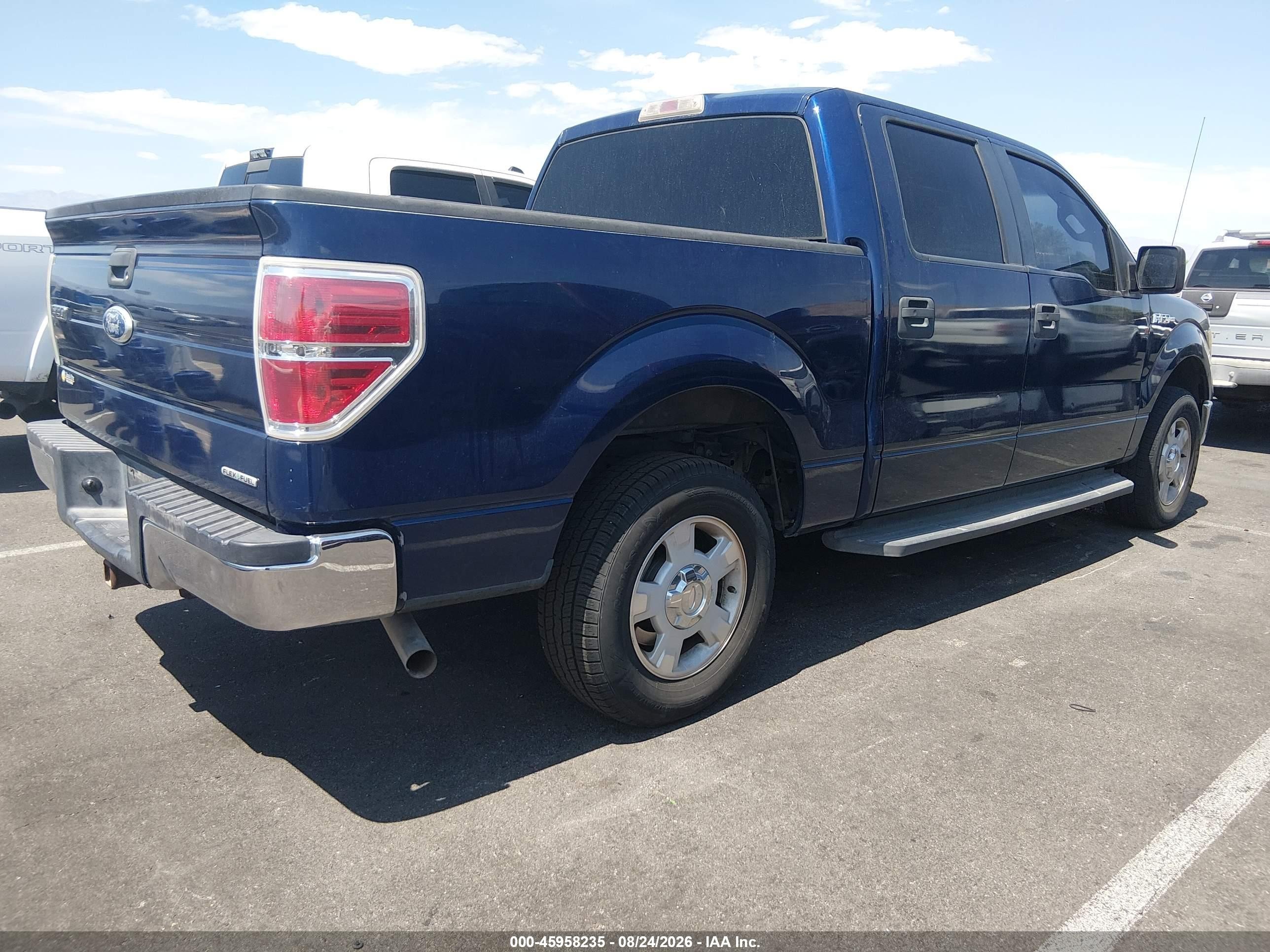 2012 Ford F-150 Xlt Blue vin: 1FTEW1CM1CKD07386