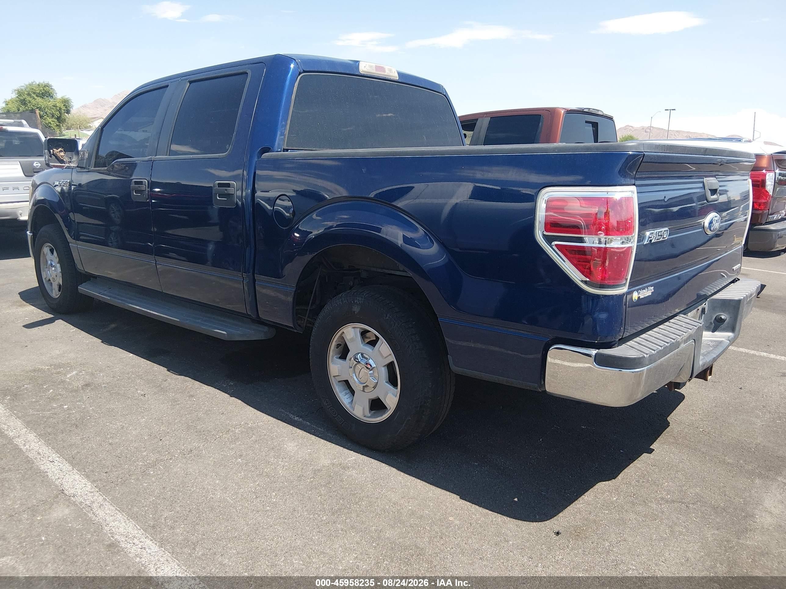 2012 Ford F-150 Xlt Blue vin: 1FTEW1CM1CKD07386