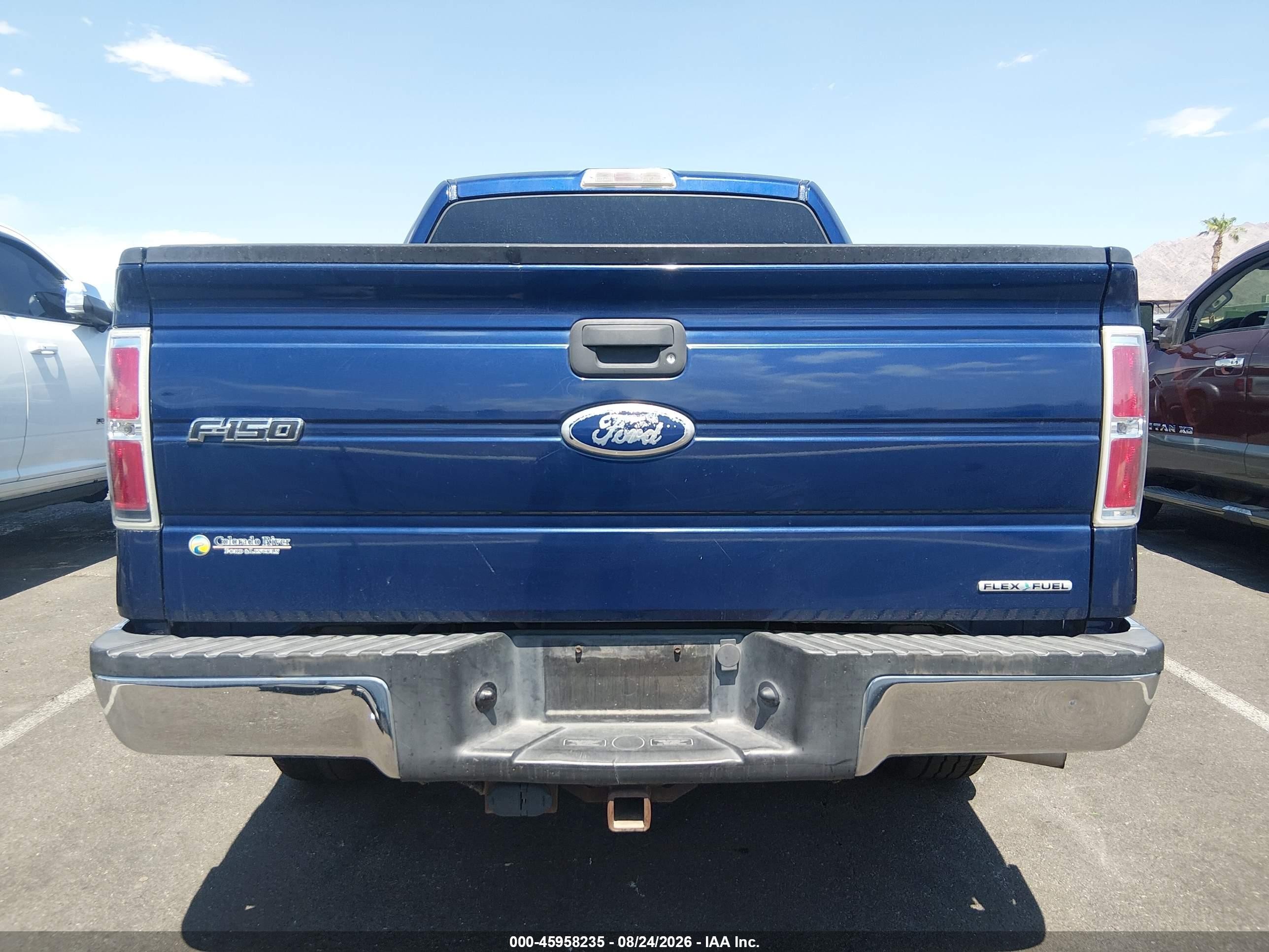 2012 Ford F-150 Xlt Blue vin: 1FTEW1CM1CKD07386