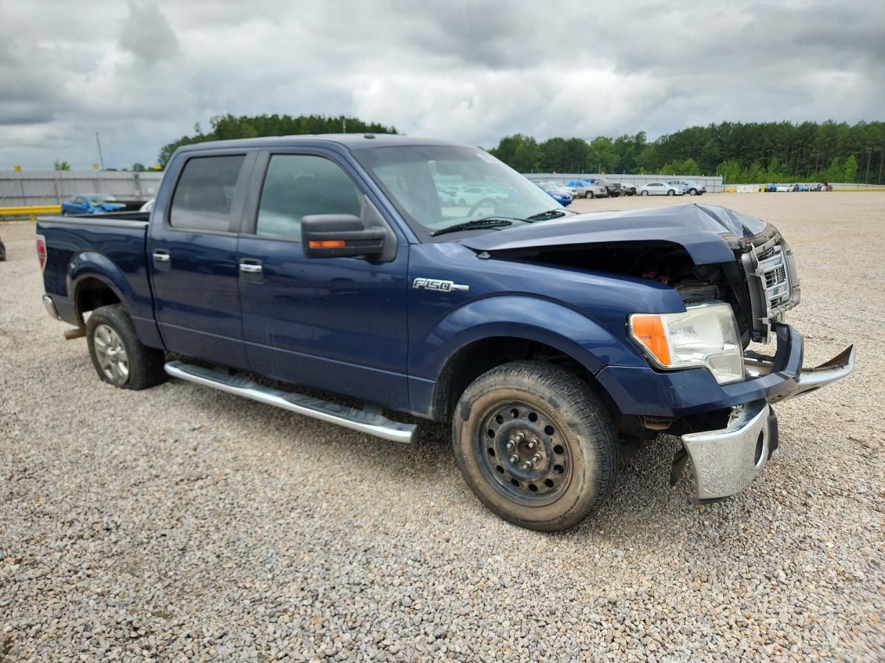 2013 Ford F150 Supercrew Blue vin: 1FTEW1CM1DFB06128