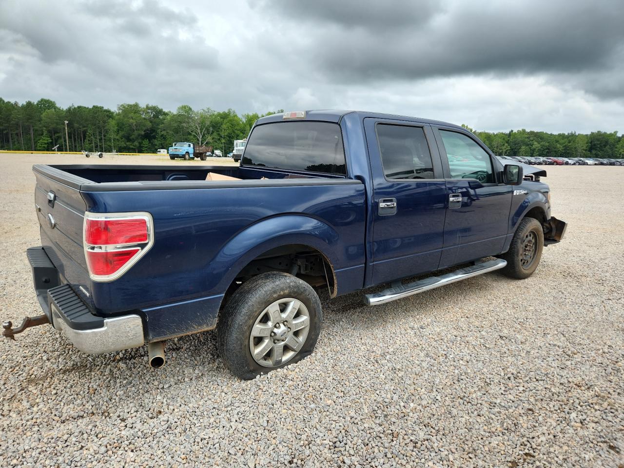 2013 Ford F150 Supercrew Blue vin: 1FTEW1CM1DFB06128
