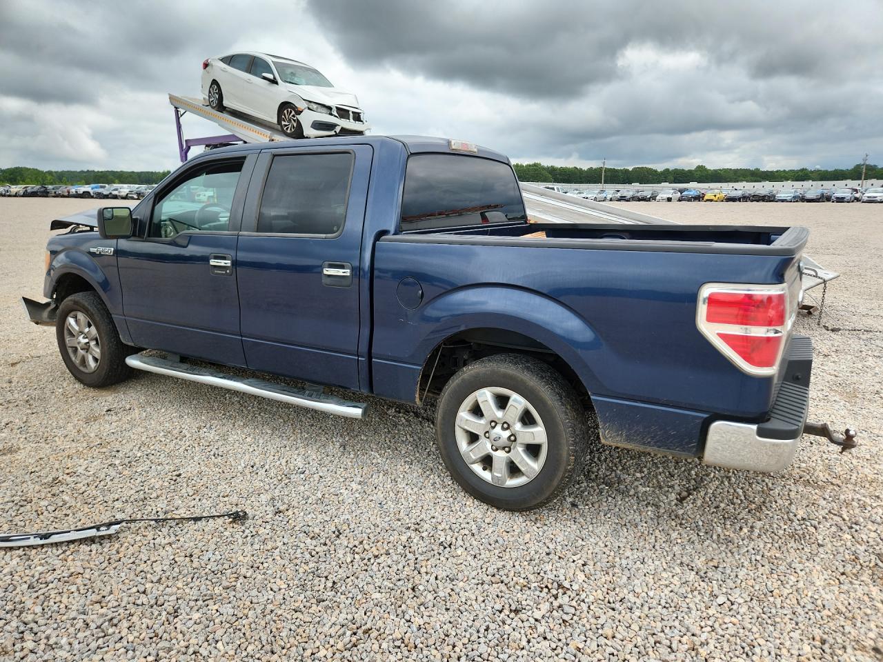 2013 Ford F150 Supercrew Blue vin: 1FTEW1CM1DFB06128