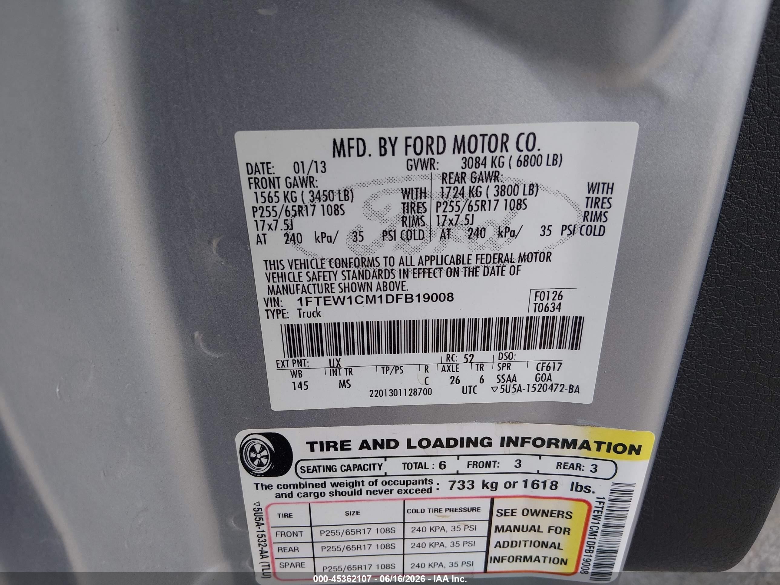 2013 Ford F-150 Xlt Silver vin: 1FTEW1CM1DFB19008